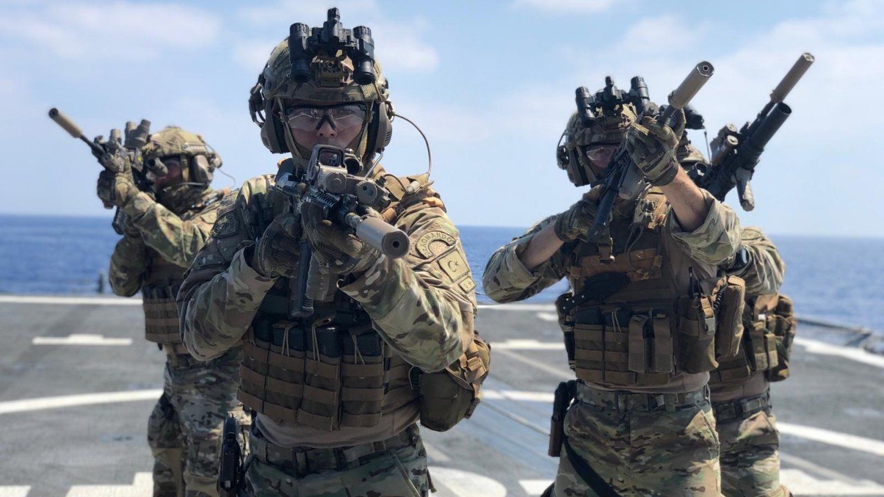 Turkish Navy SOF during an exercise. [1280 720]. Turkish
