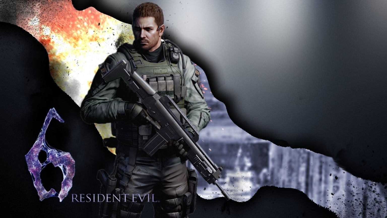 Free download Chris Redfield Resident Evil 6 Wallpaper 1600x900