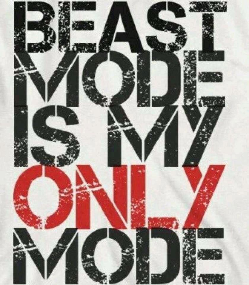Quotes about Beast mode (28 quotes)