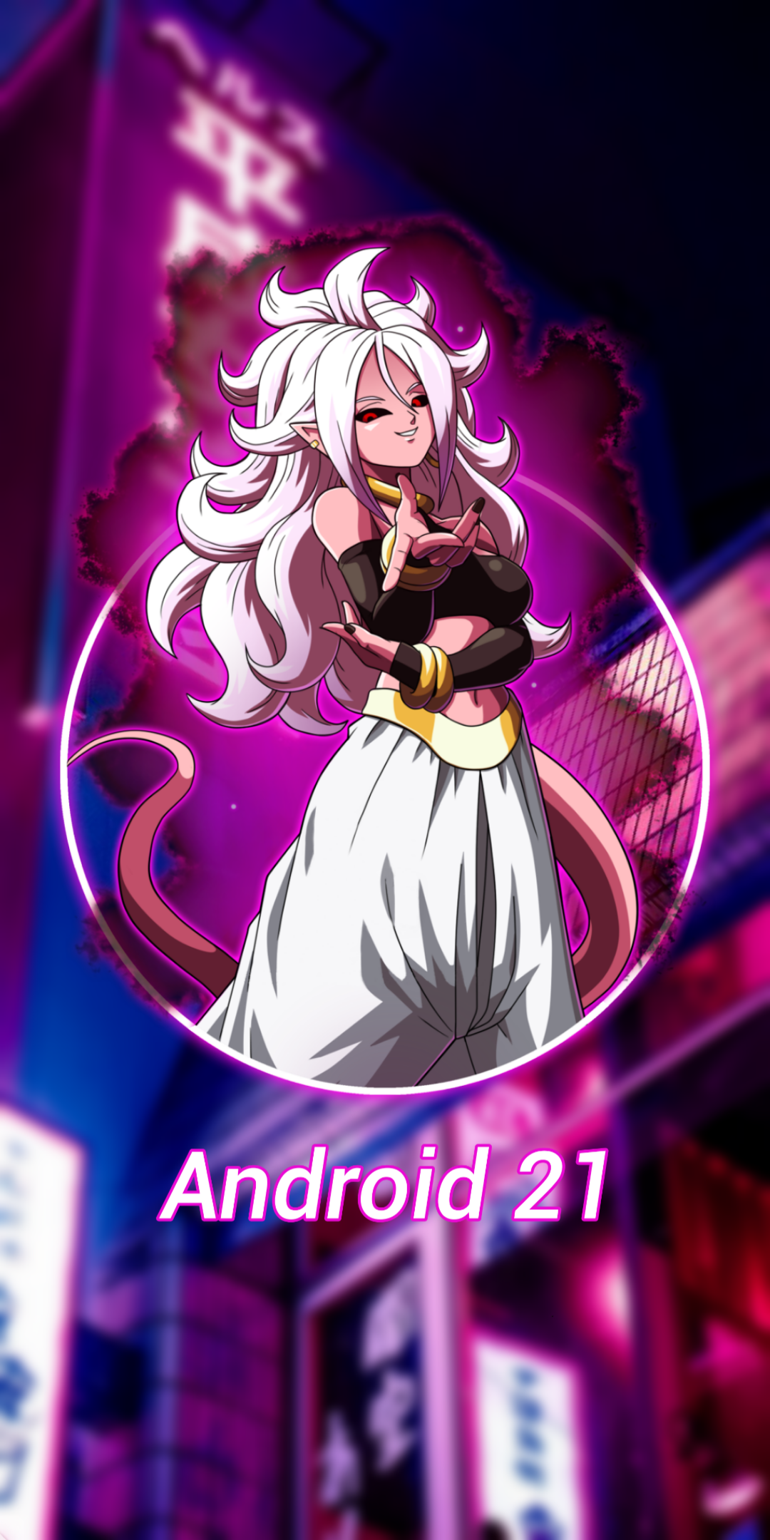 Just a quick edit of Android 21 that I made on my phone