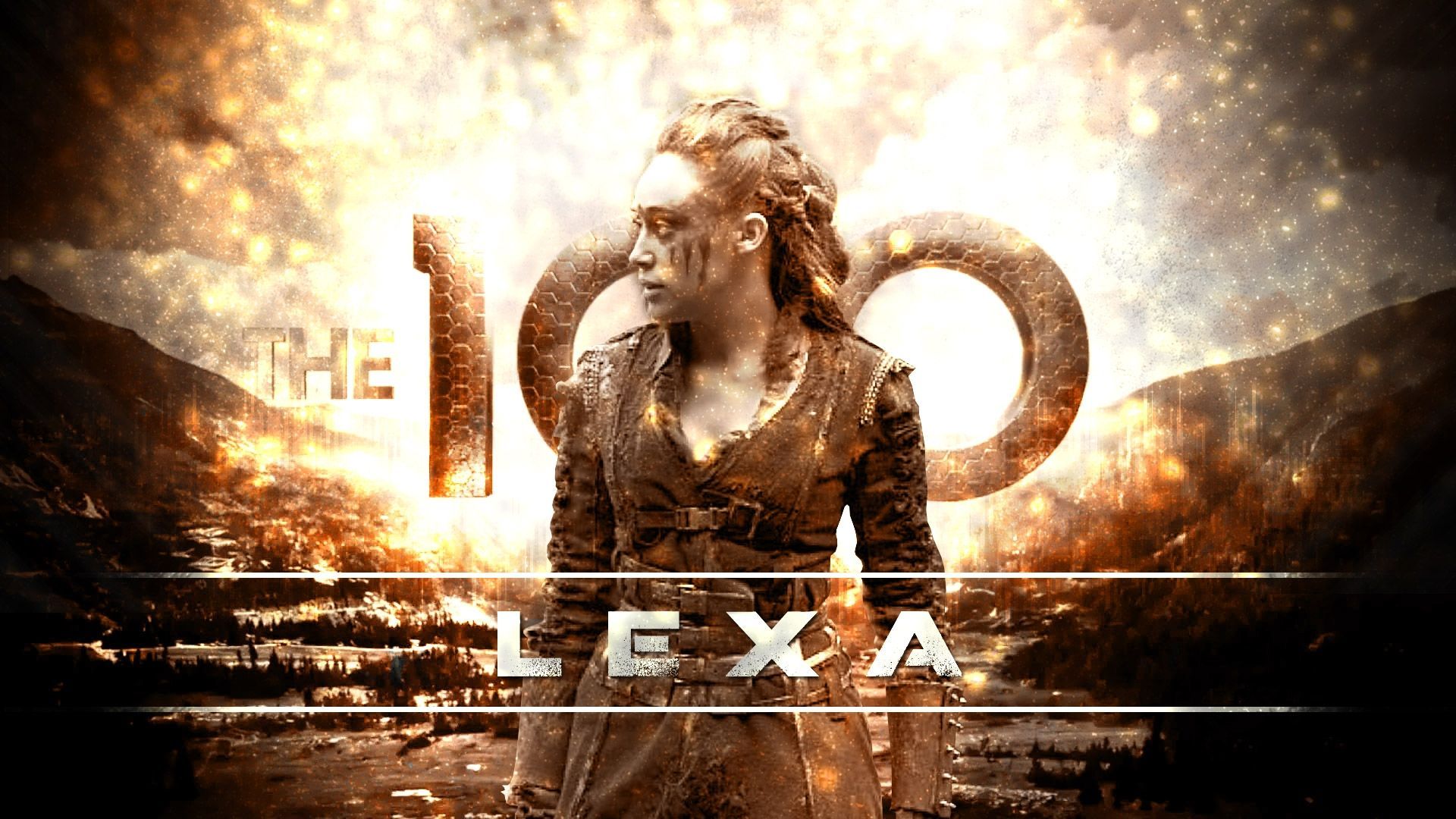 Lexa The 100 Wallpaper, HD widescreen wallpaper of Lexa, one of the main characters in The 100 TV series. in 2019