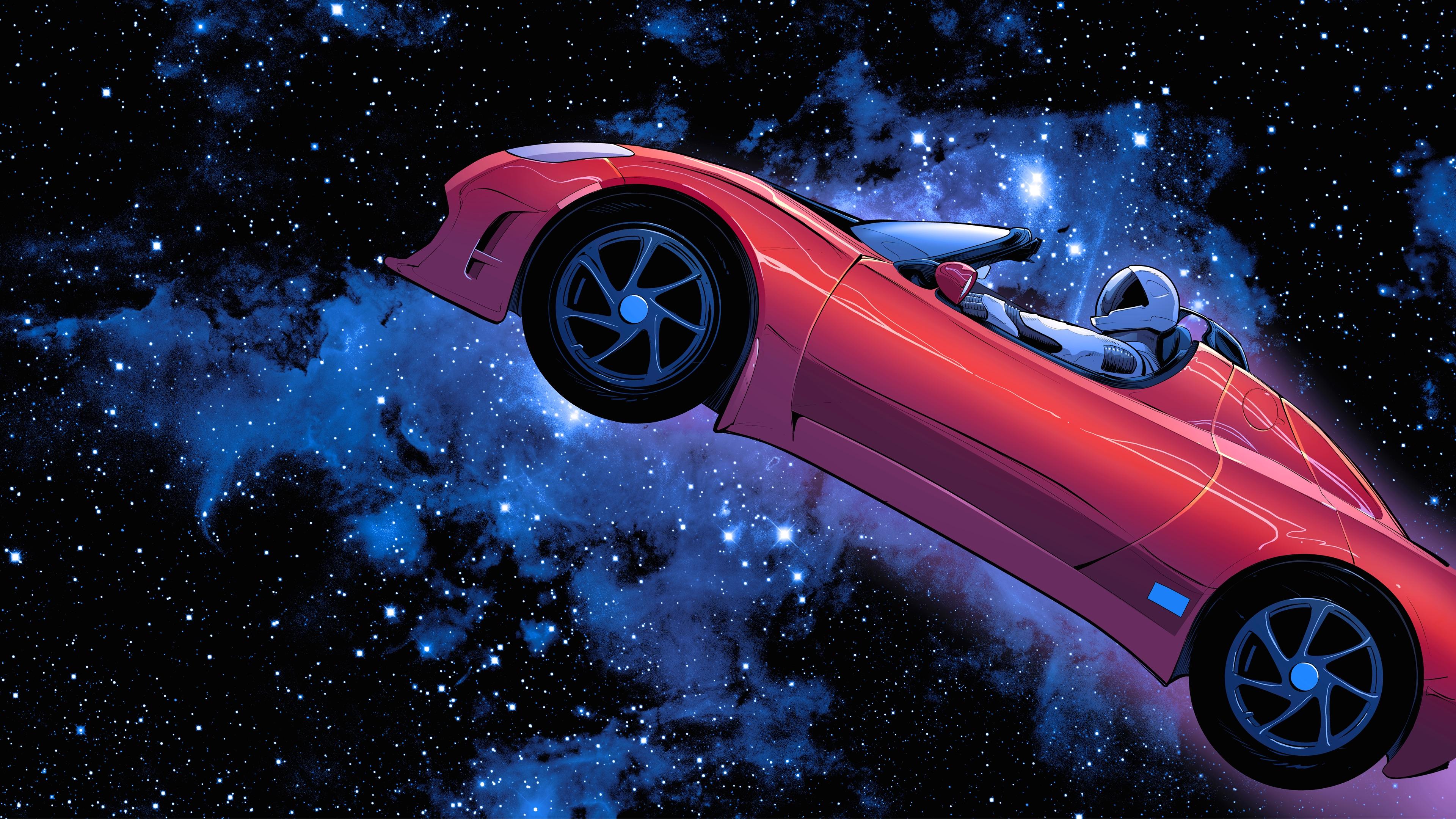 Adventures Of Starman Space X, HD Artist, 4k Wallpaper, Image