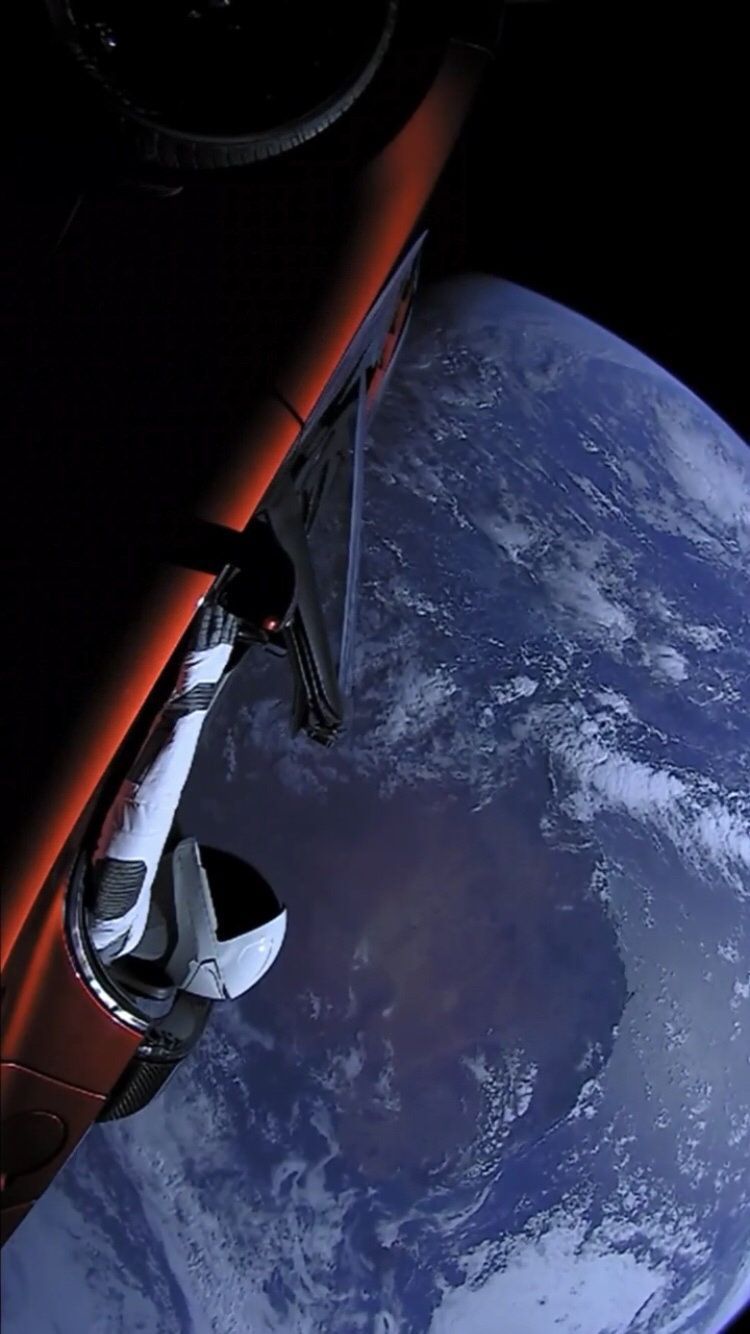 Tesla in Space Wallpaper Free Tesla in Space Background