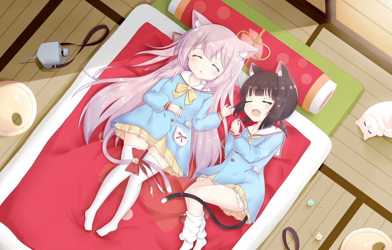Wallpaper Anime, Girls, Sleep, Azur Lane image for desktop, section сёнэн