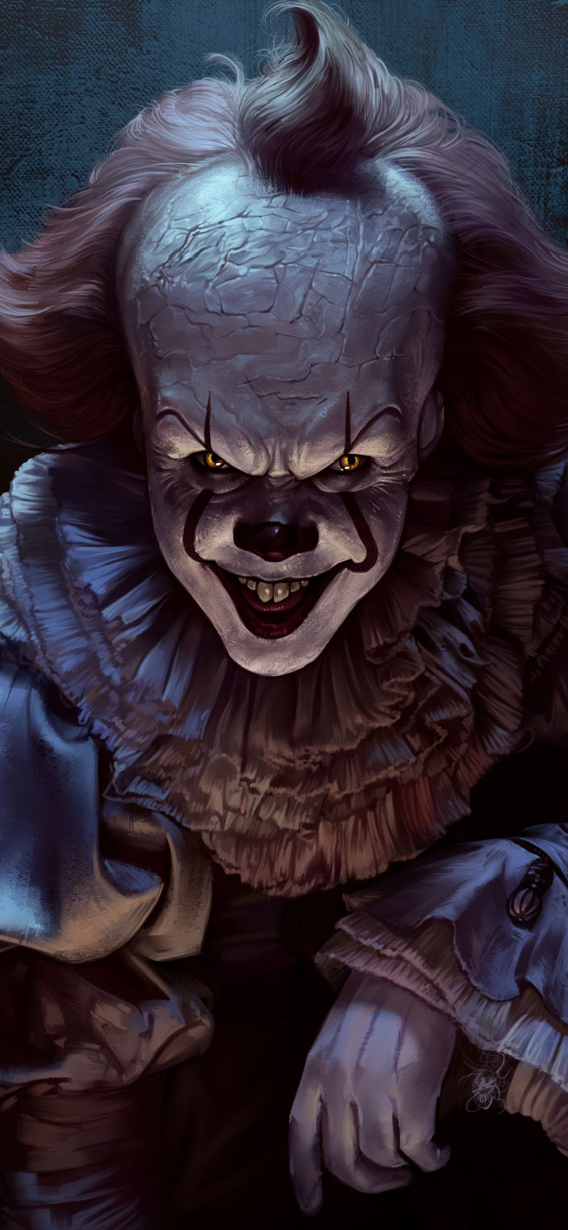 Pennywise Joker 4k iPhone XS, iPhone 10, iPhone X HD 4k