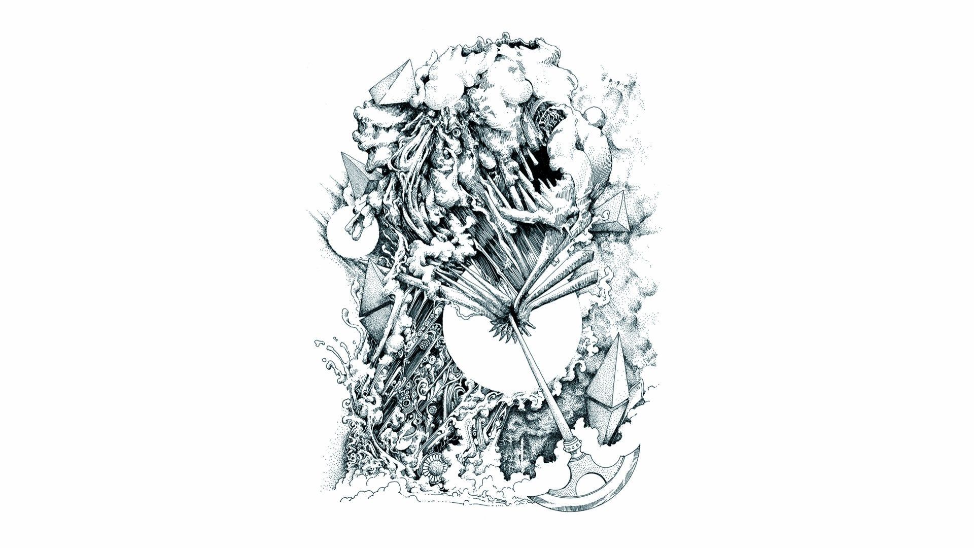 The Pit and the Pendulum drawn