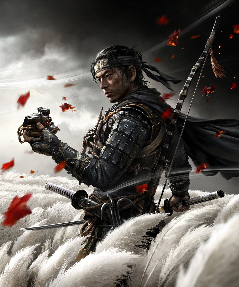 Jin Sakai Art from Ghost of Tsushima #art #artwork #videogames