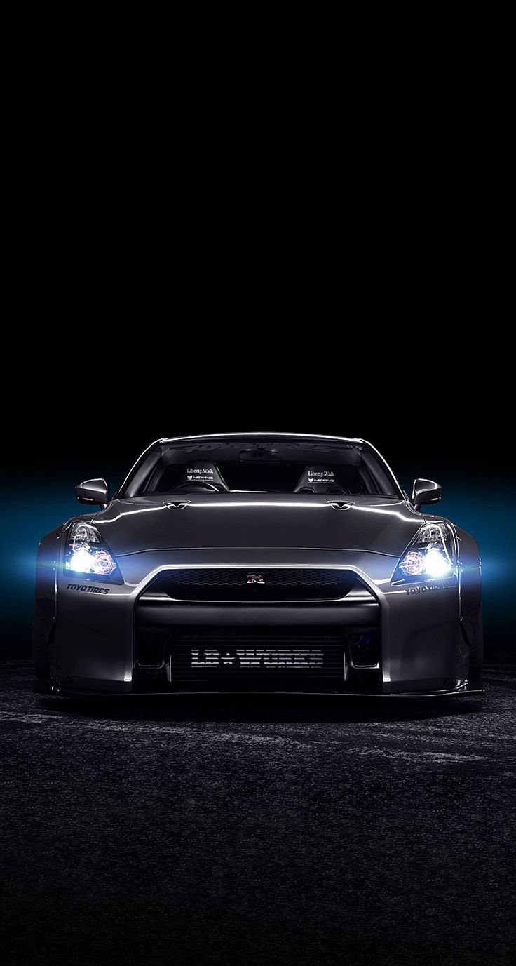 Nissan Gtr, black, r35, skyline, white, HD phone wallpaper