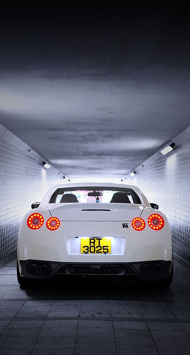 Nissan Gtr, black, r35, skyline, white, HD phone wallpaper