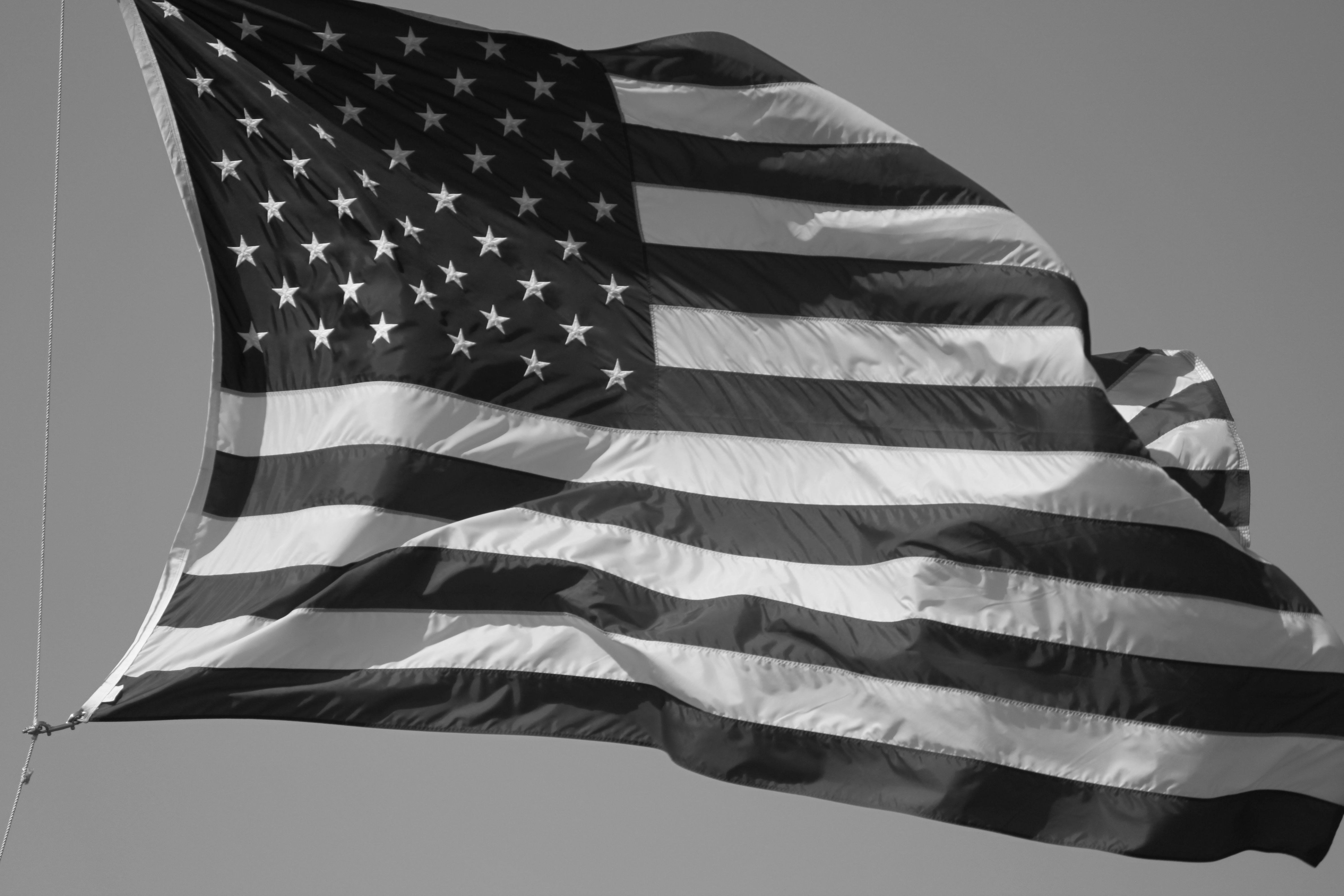 American Flag Black and White Wallpaper Free American Flag
