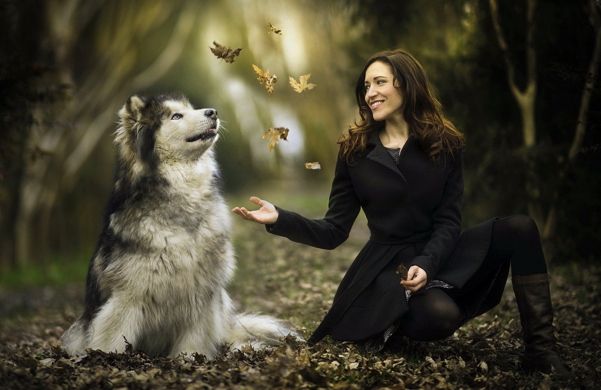 Dog Women Wallpapers - Wallpaper Cave