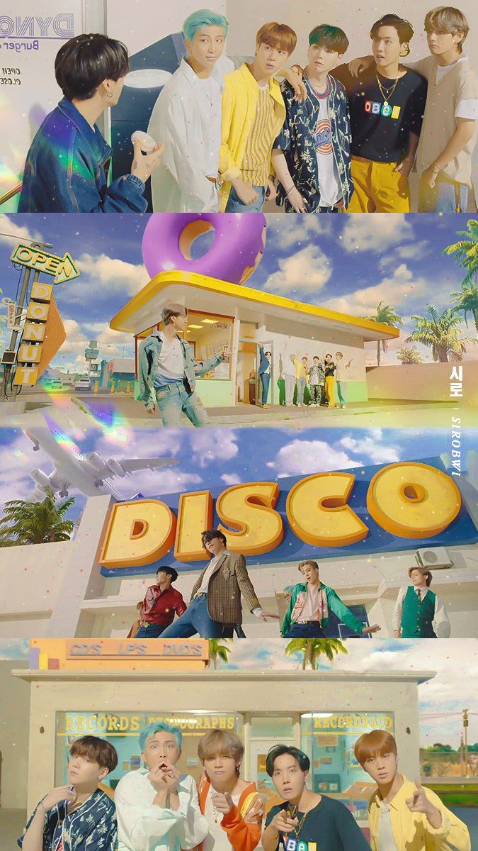 시로❄'s tweet - 「 BTS 'DYNAMITE' OFFICIAL MV 」. lockscreen/ phone wallpaper