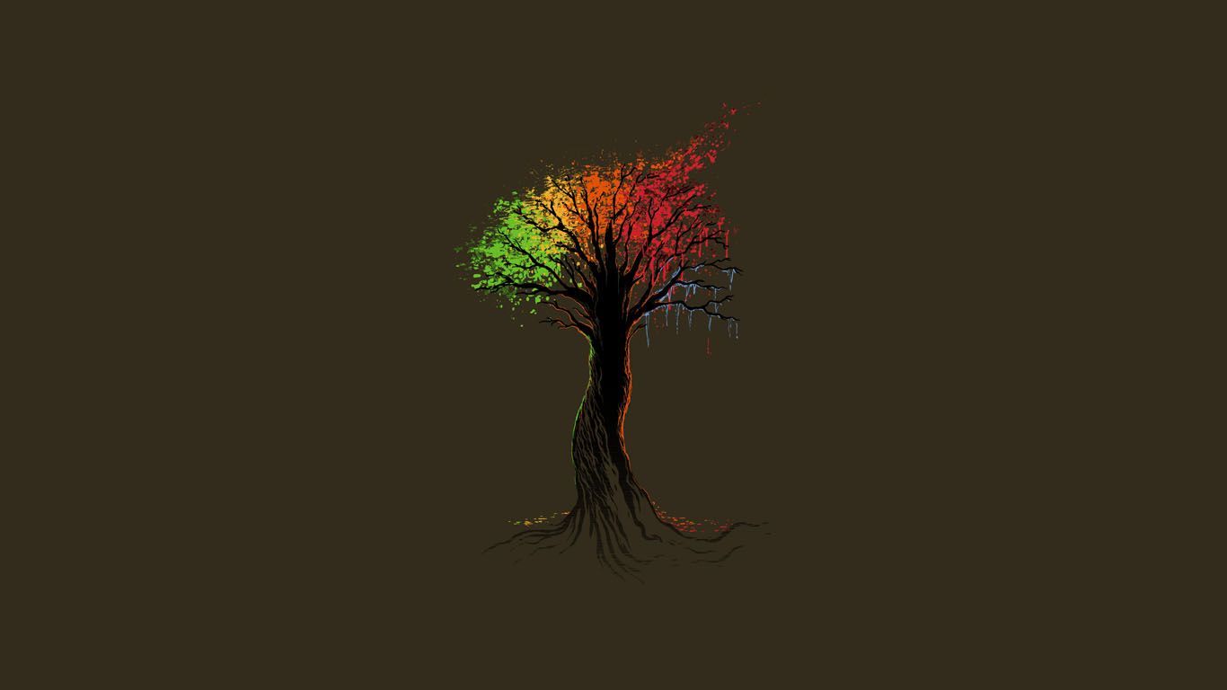 minimalistic trees / 1366x768 Wallpaper. Wallpaper, High quality wallpaper, Desktop wallpaper