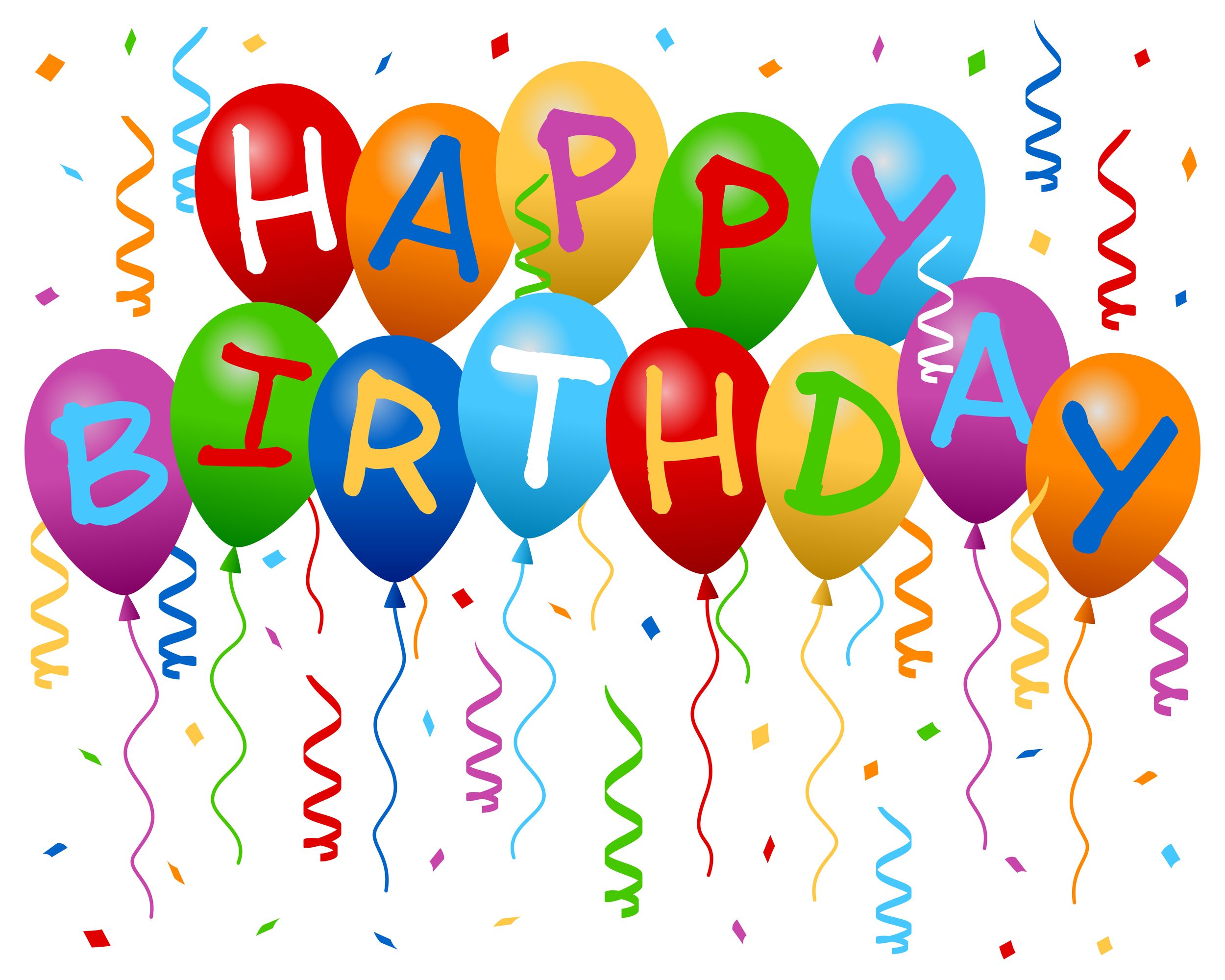 happy birthday banner Large Image. Happy birthday greetings, Happy birthday balloon banner, Happy birthday banners