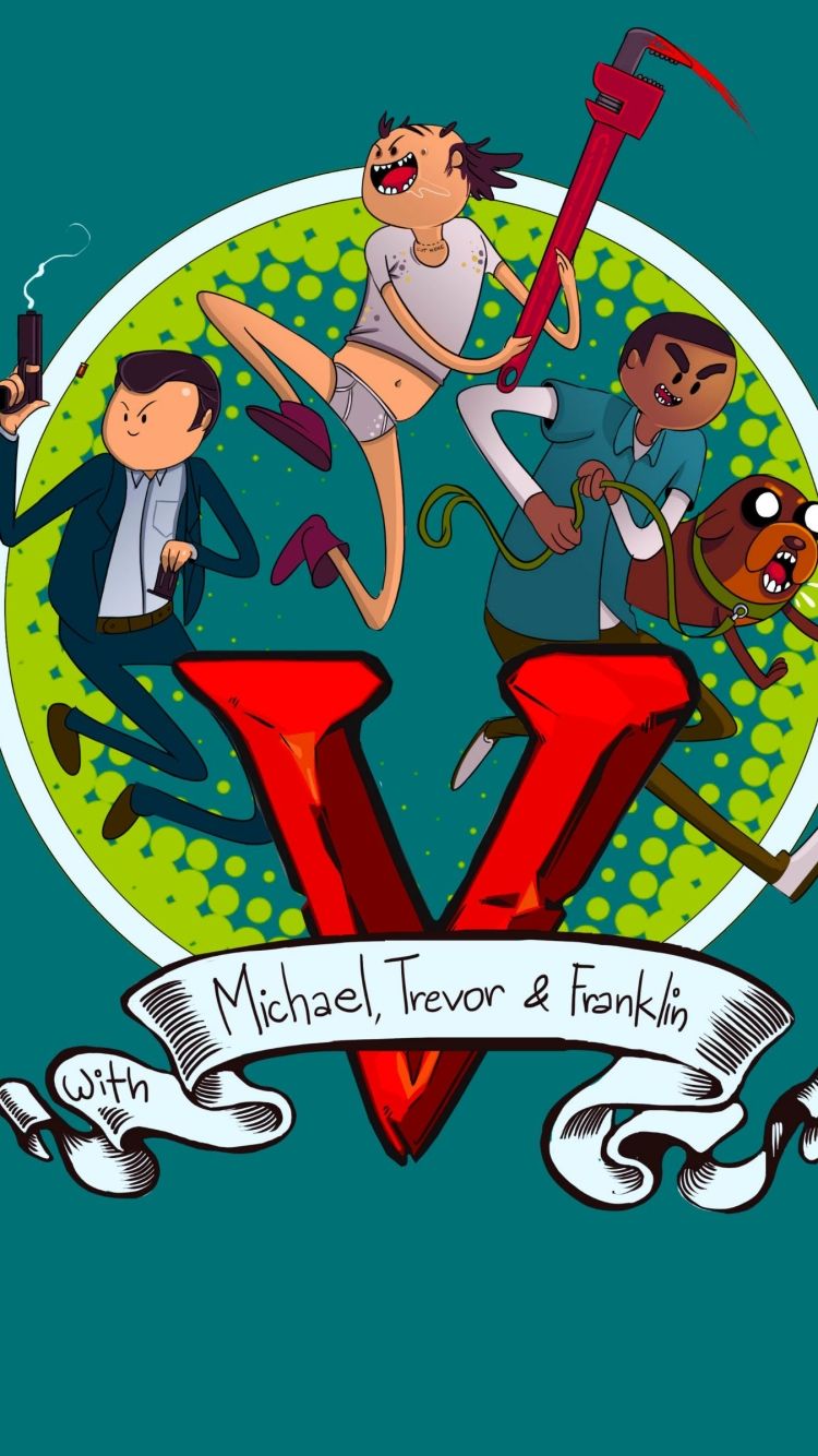 Video Game Grand Theft Auto V (750x1334) Wallpaper