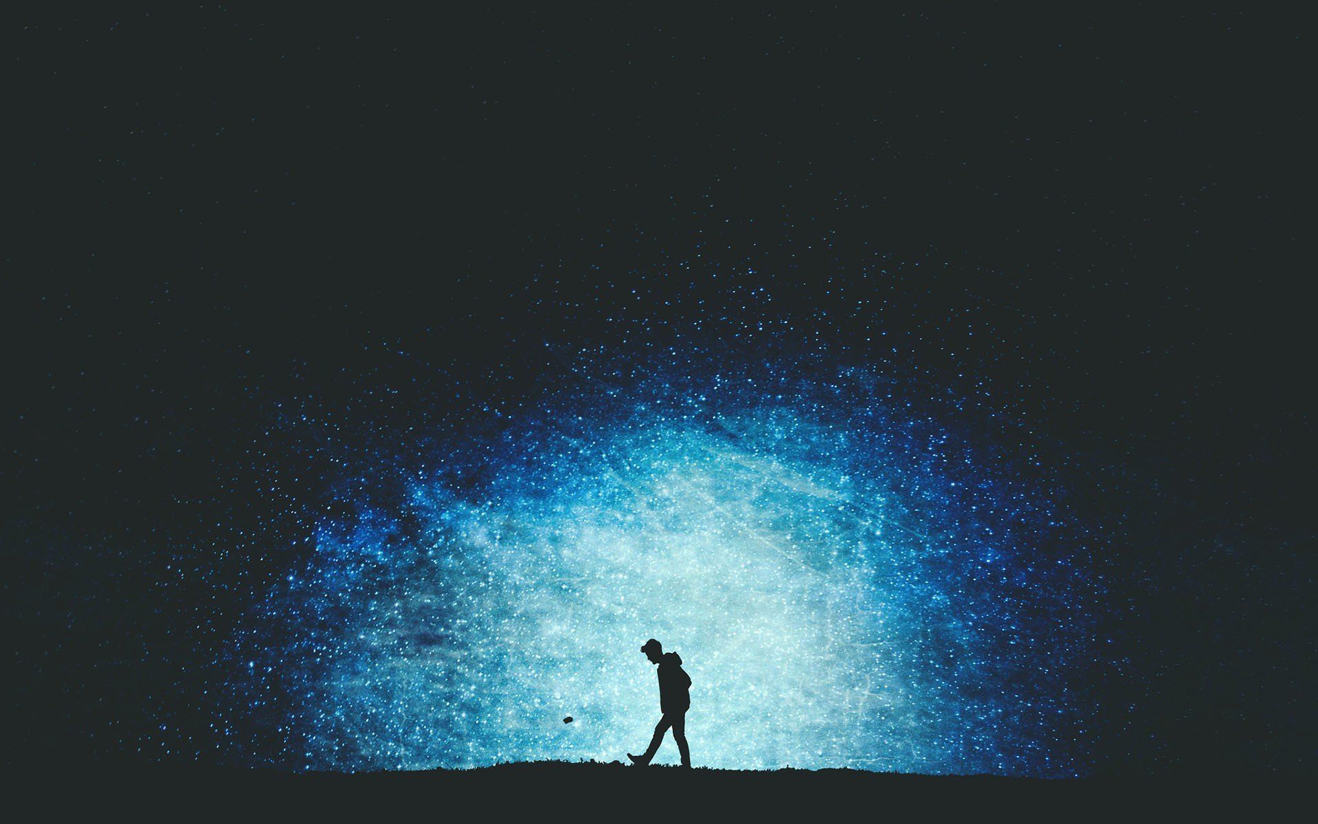 dark, Alone, Dust, Particle, Walking, Night Wallpaper HD / Desktop and Mobile Background