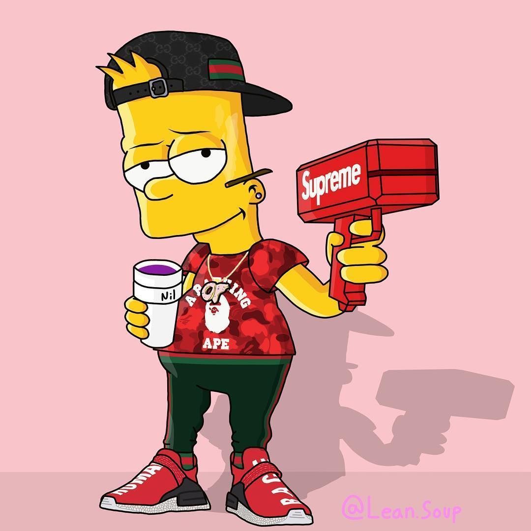 Bart Simpson In Red Wallpapers - Wallpaper Cave