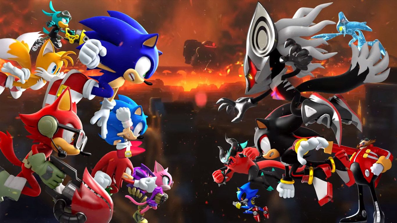 Sonic Forces Wallpaper in 1366x768