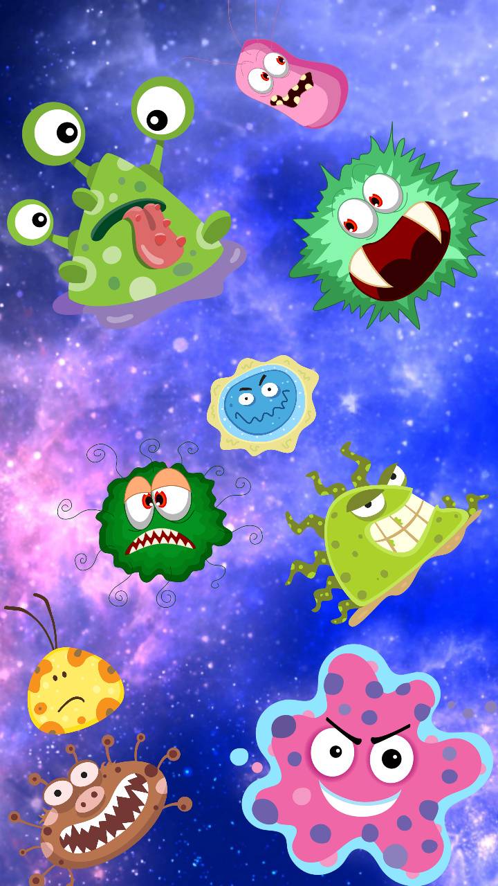 Germs Spacing Out wallpaper