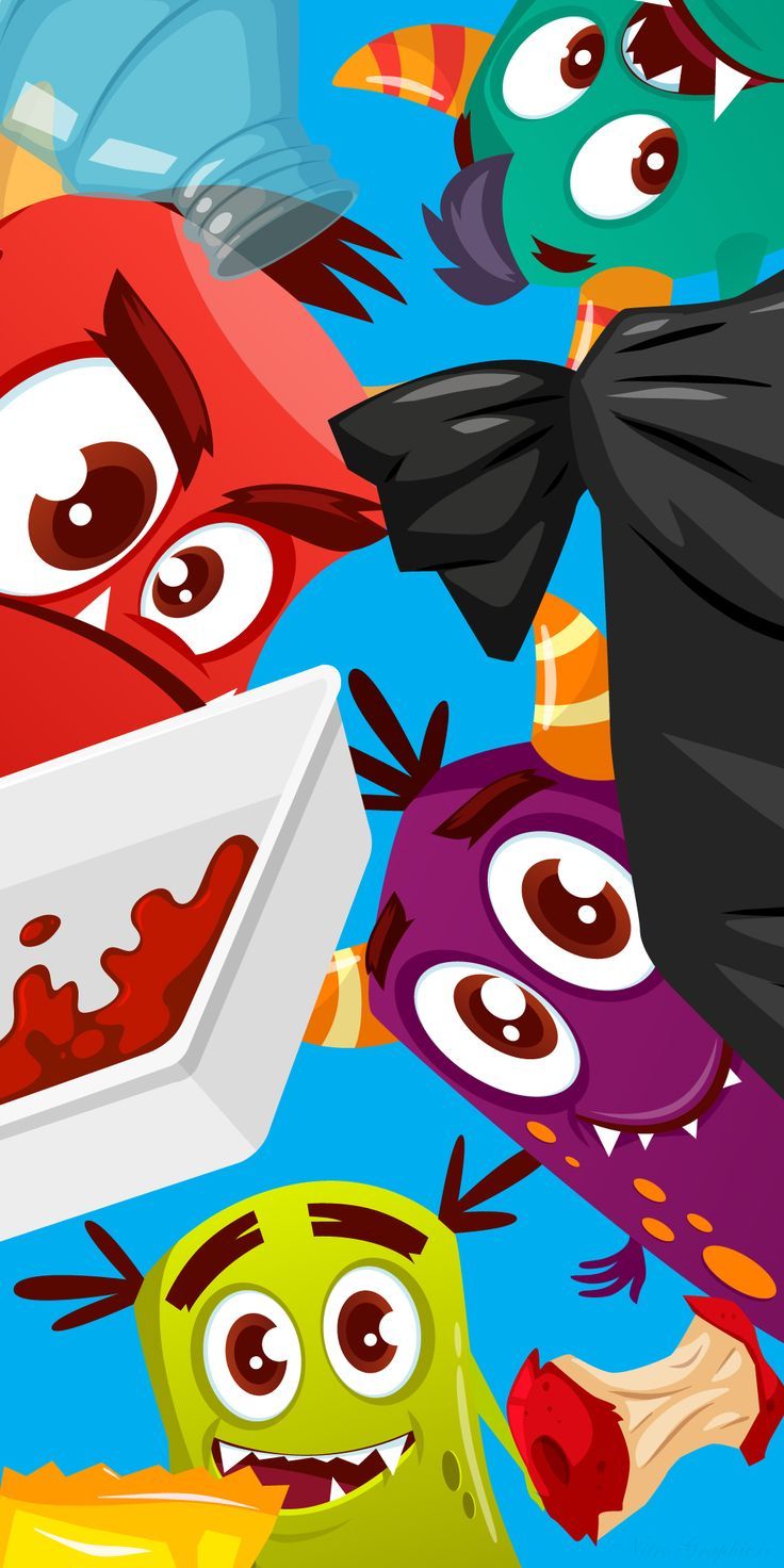 Germs background for smartphones, follow for download free daily