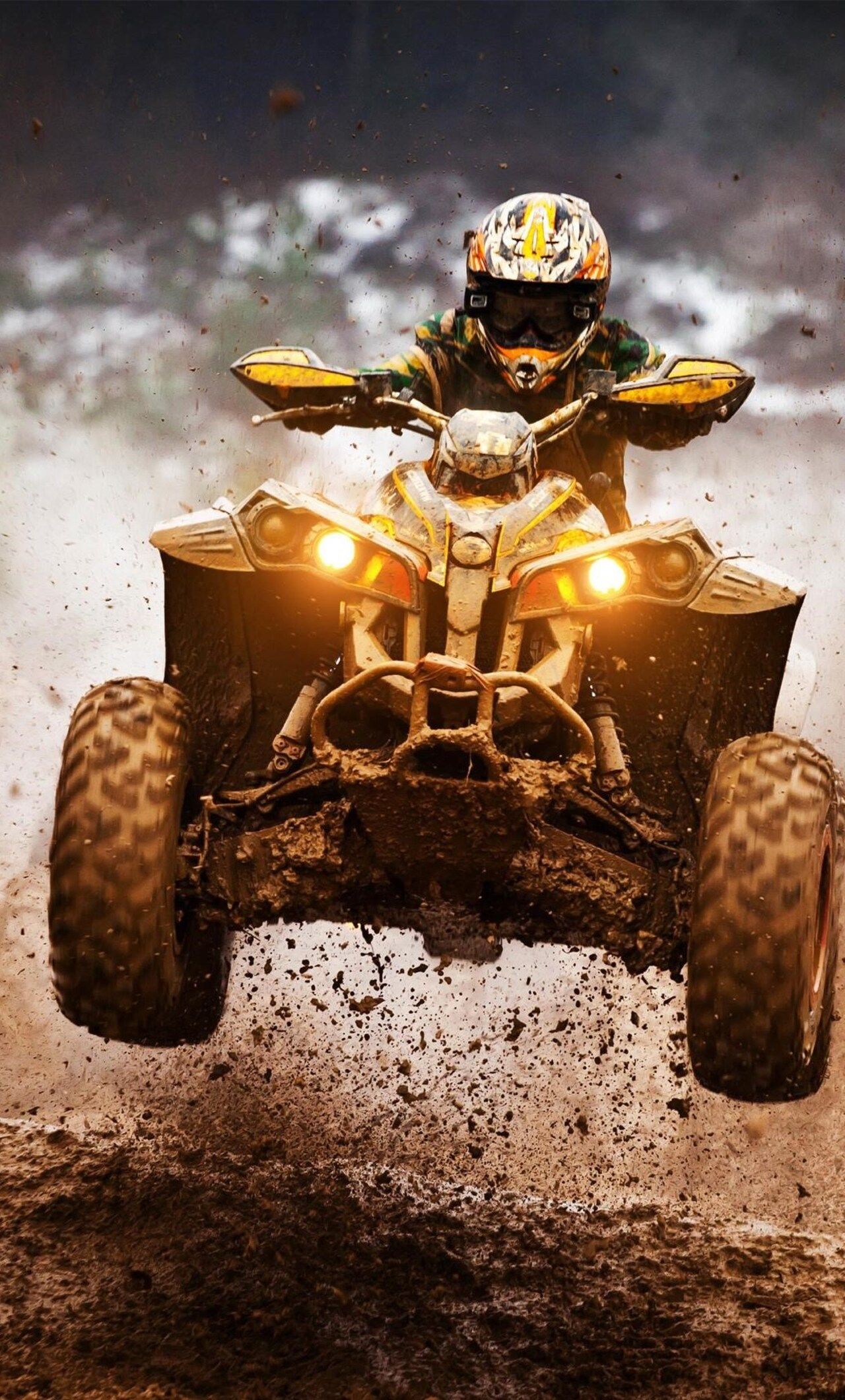ATV Motocross iPhone HD 4k Wallpaper, Image
