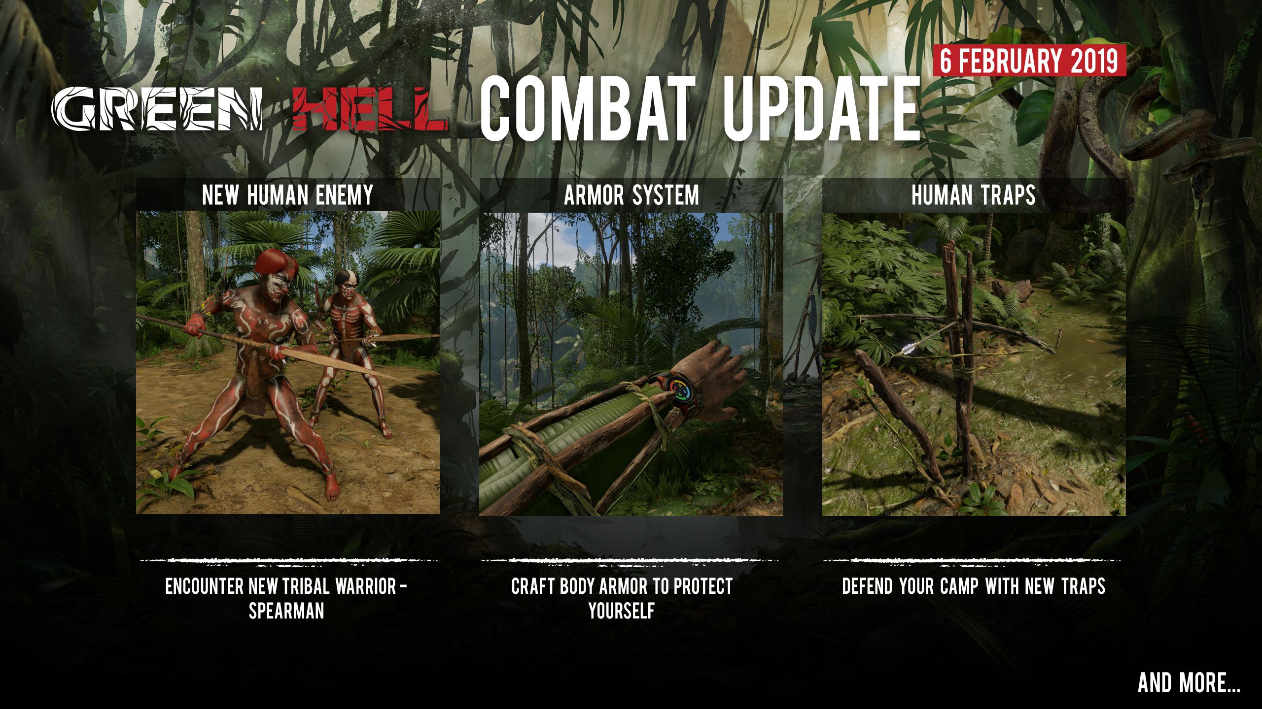 Steam - Green Hell - Patch: V.0.4.0 (Combat Update) is live