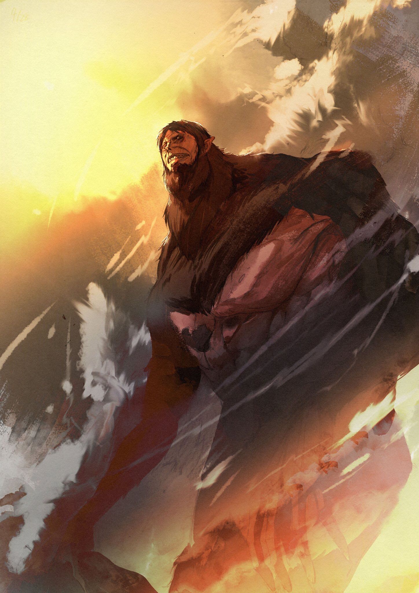 Beast Titan. Attack on titan anime .com