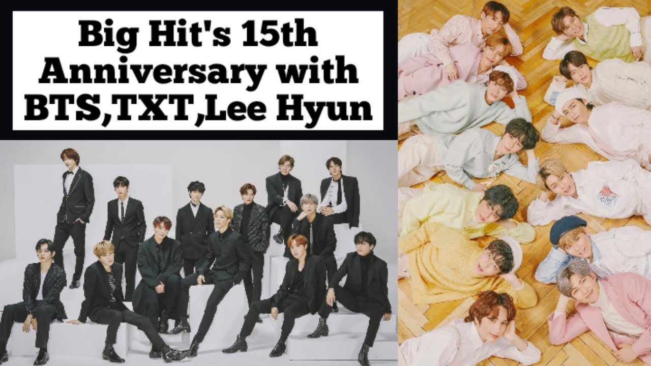 BTS, TXT, Lee Hyun Celebrates Big Hit Entertainment's 15th
