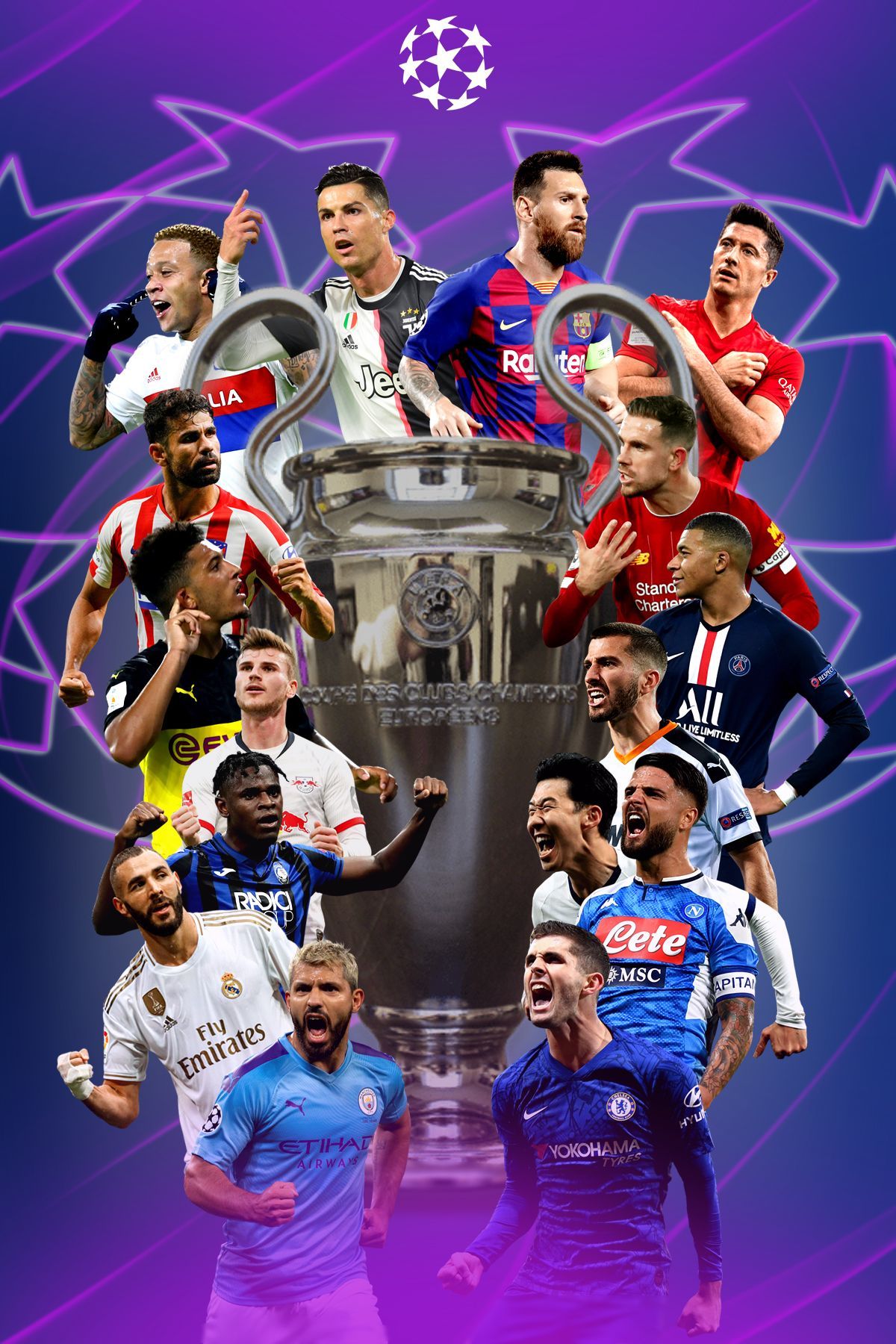 100+] Uefa Champions League Wallpapers