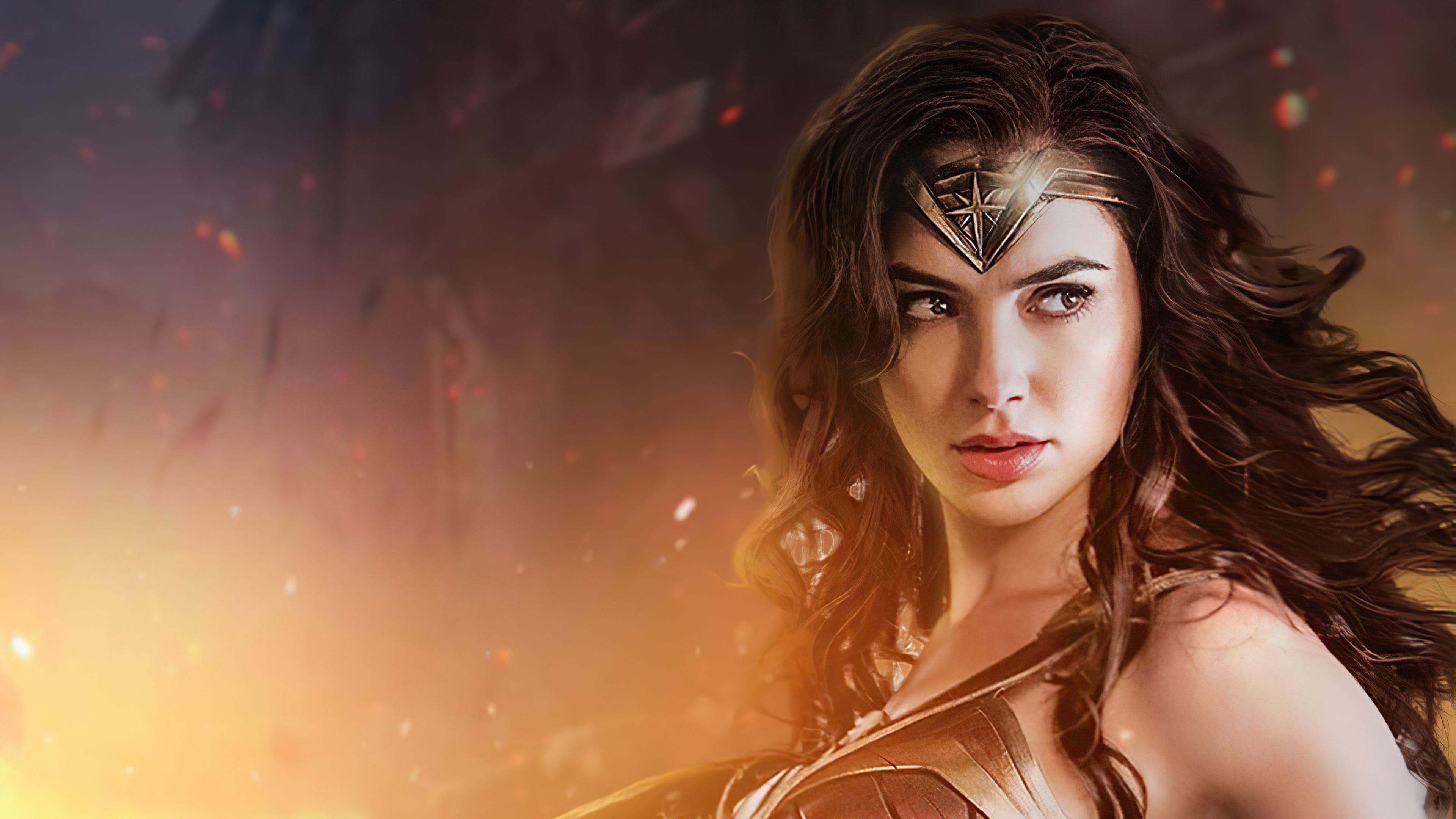 Wonder Woman Gal Gadot Face Wallpaper, HD Movies 4K Wallpaper