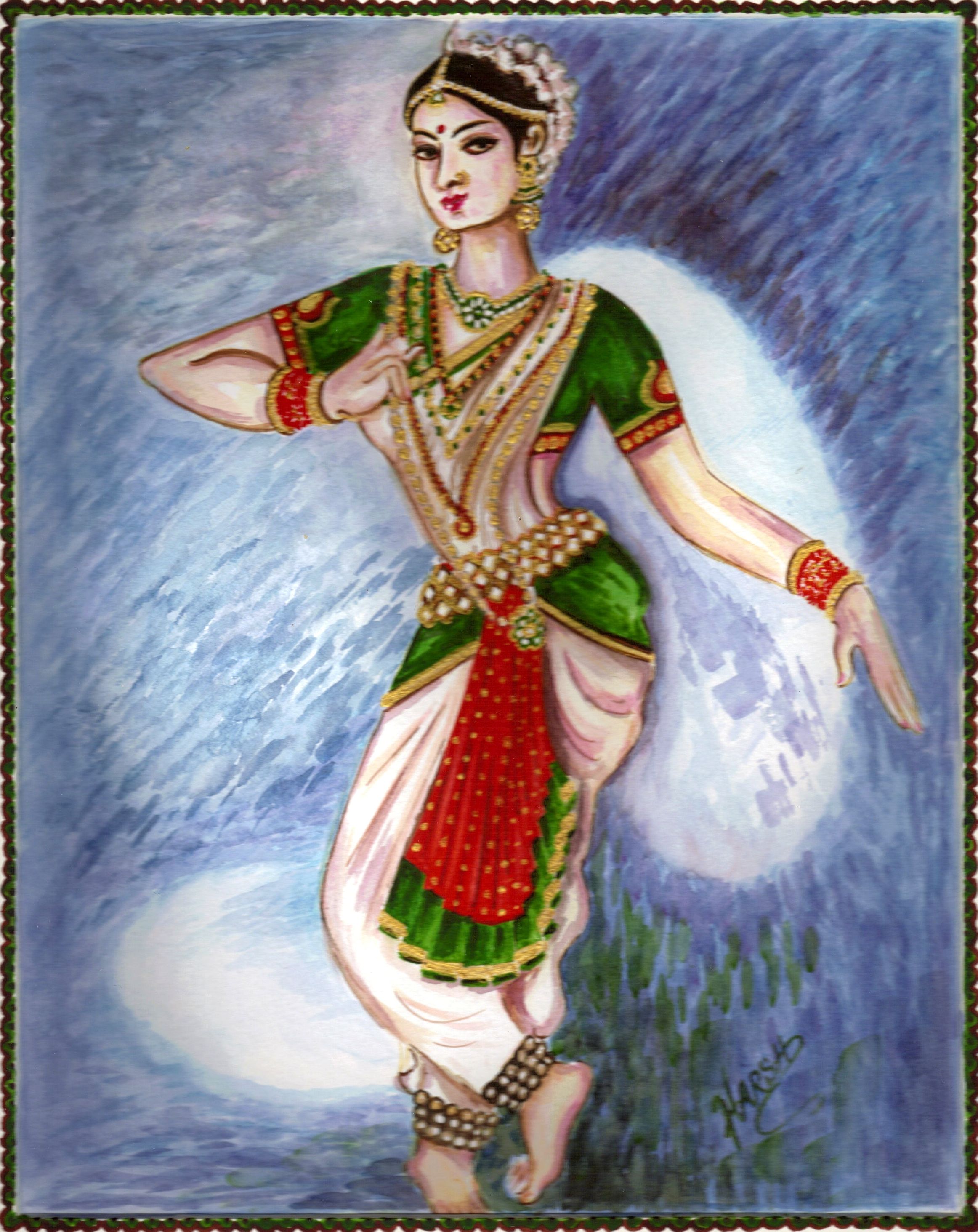 Indian Dance paintings