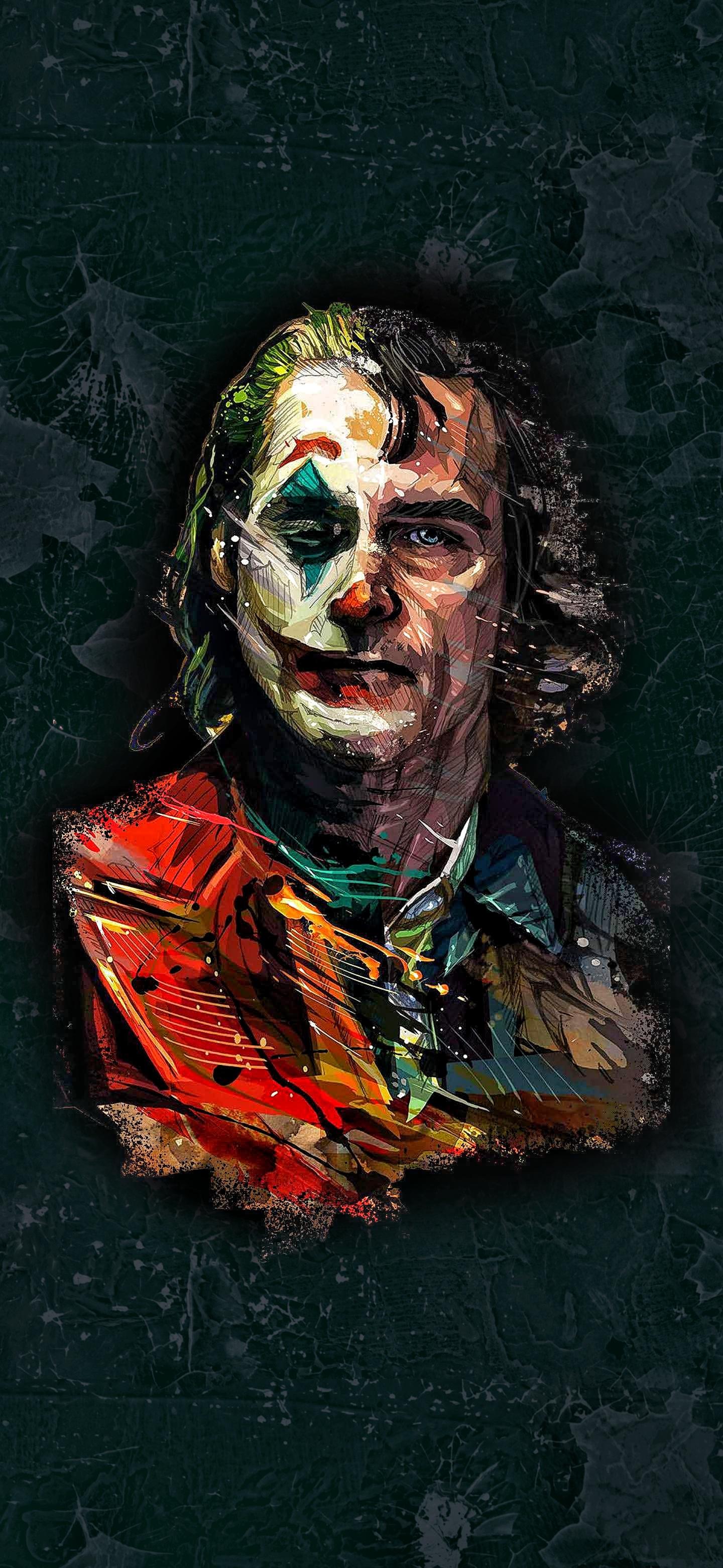 Colorful Joker art wallpaper