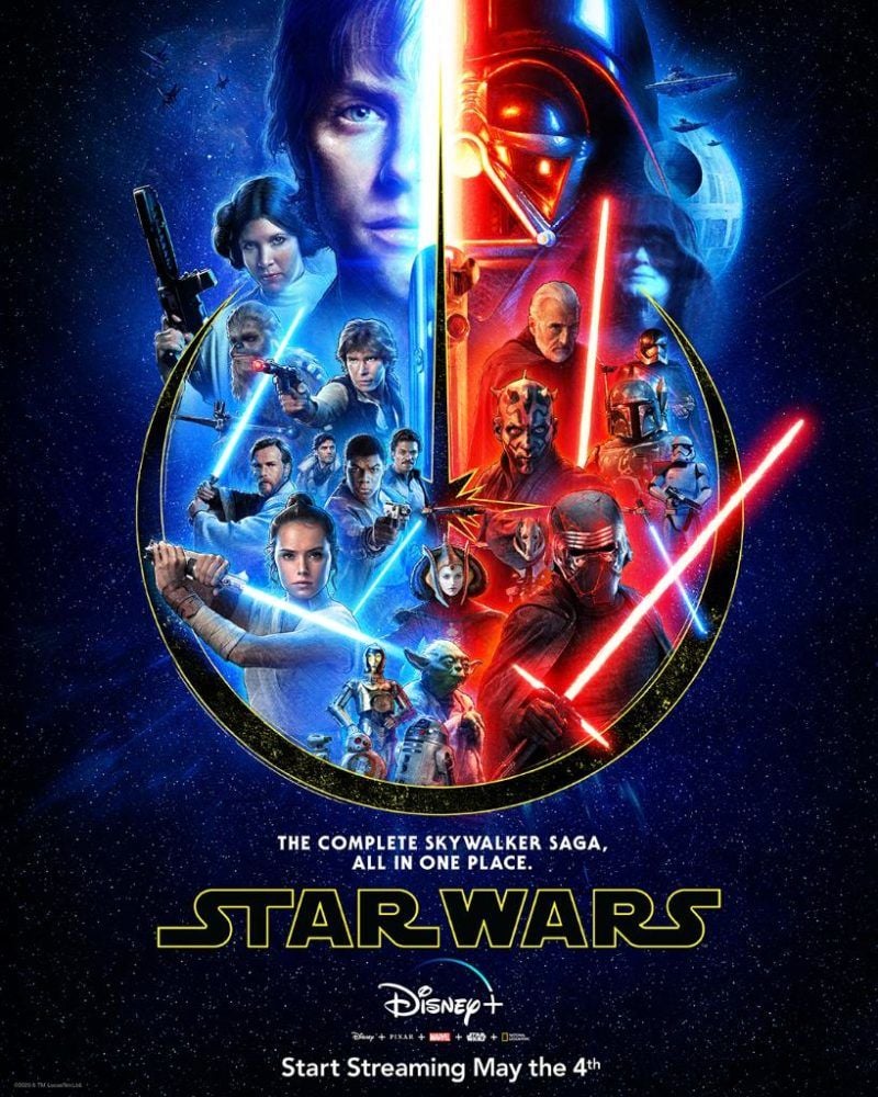 Disney Releases An Epic New Poster For The Skywalker Saga Debut