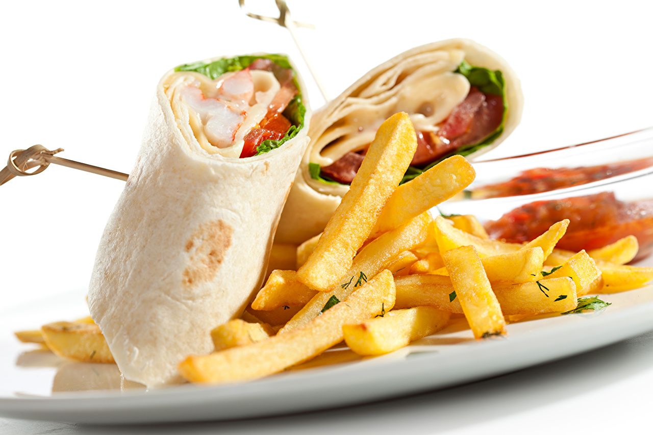 Image Burrito finger chips Fast food Food