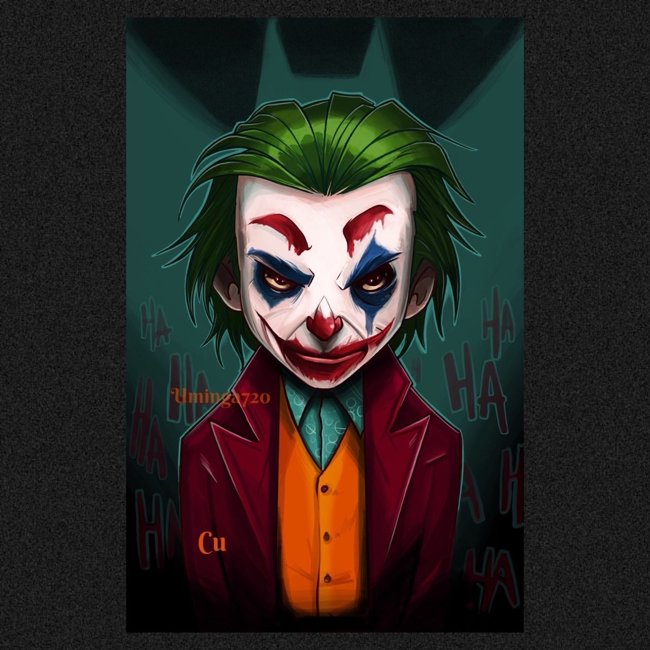 Art of Christopher Uminga. Joker artwork, Joker art, Joker wallpaper