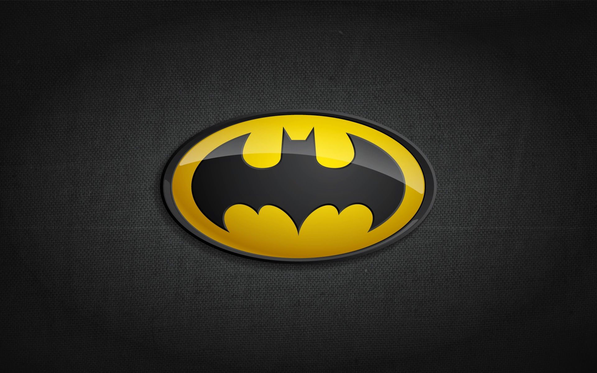 Yellow Batman Logo Wallpaperx1200