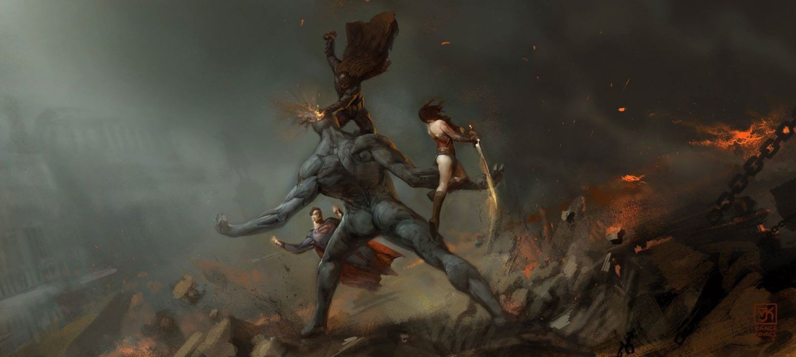Batman V Superman Concept Art Wallpaperx918