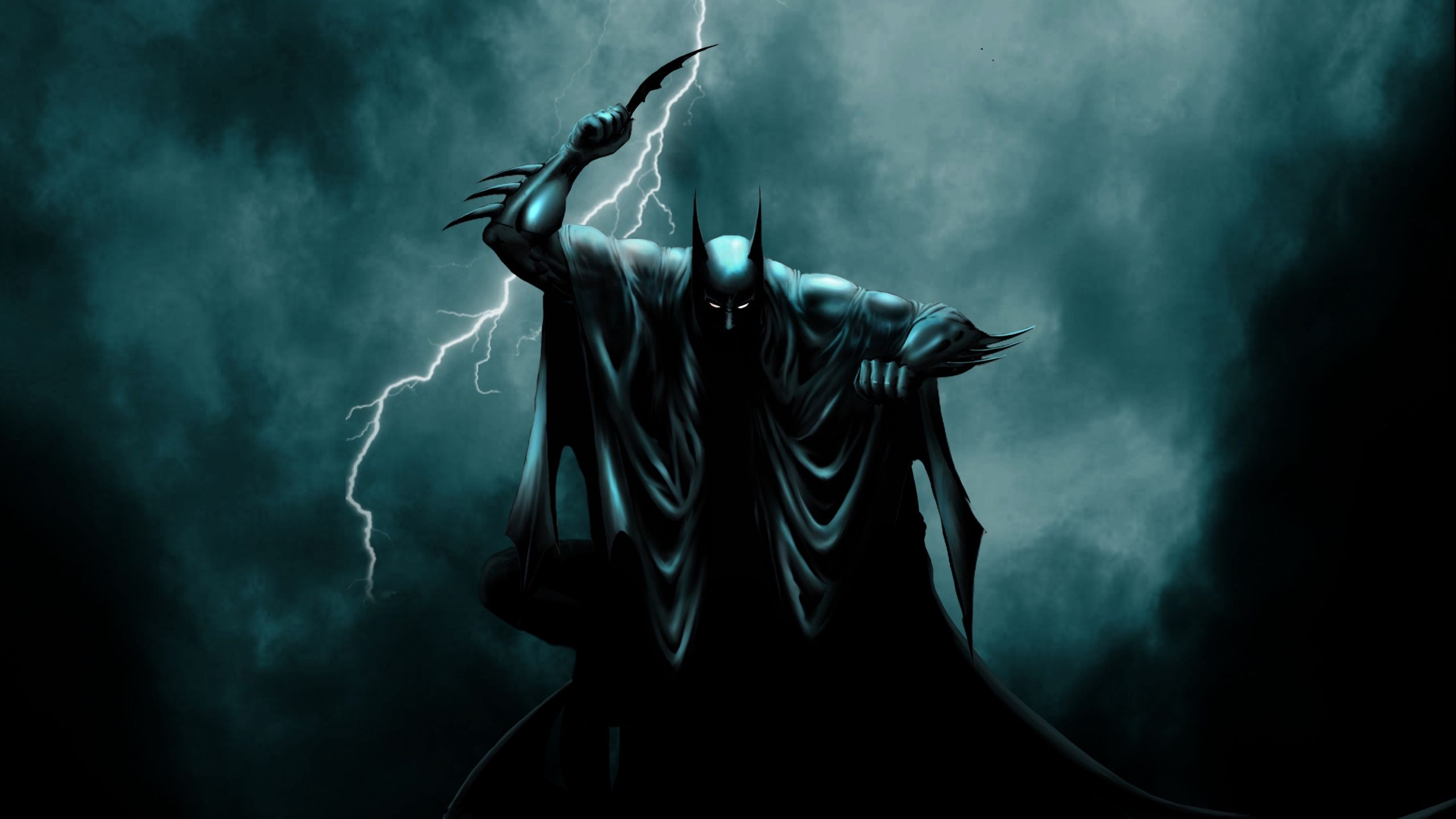 Download The dark knight, superhero, batman, art wallpaper