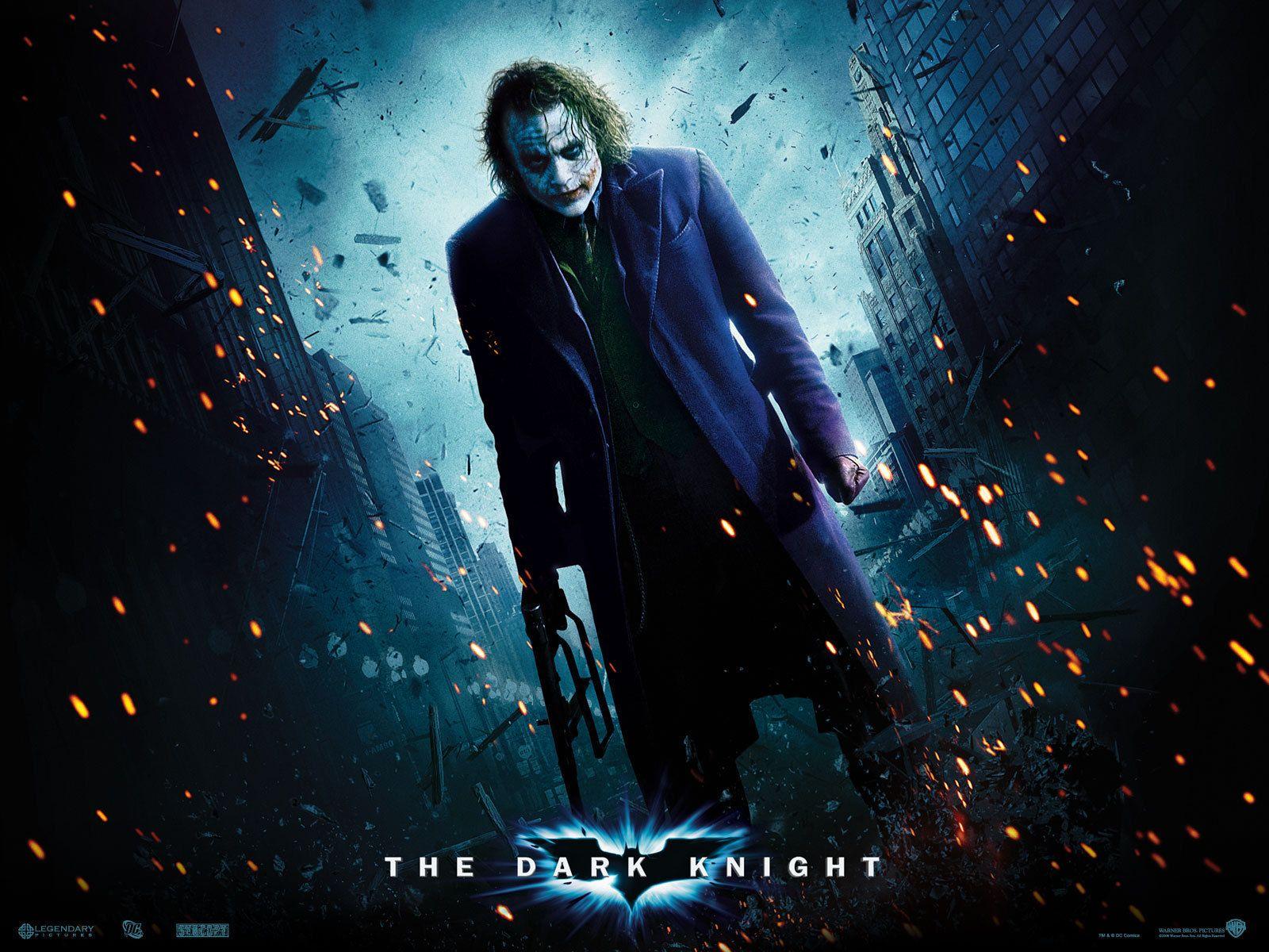 Gotham City image Heath Ledger as The Joker HD wallpaper