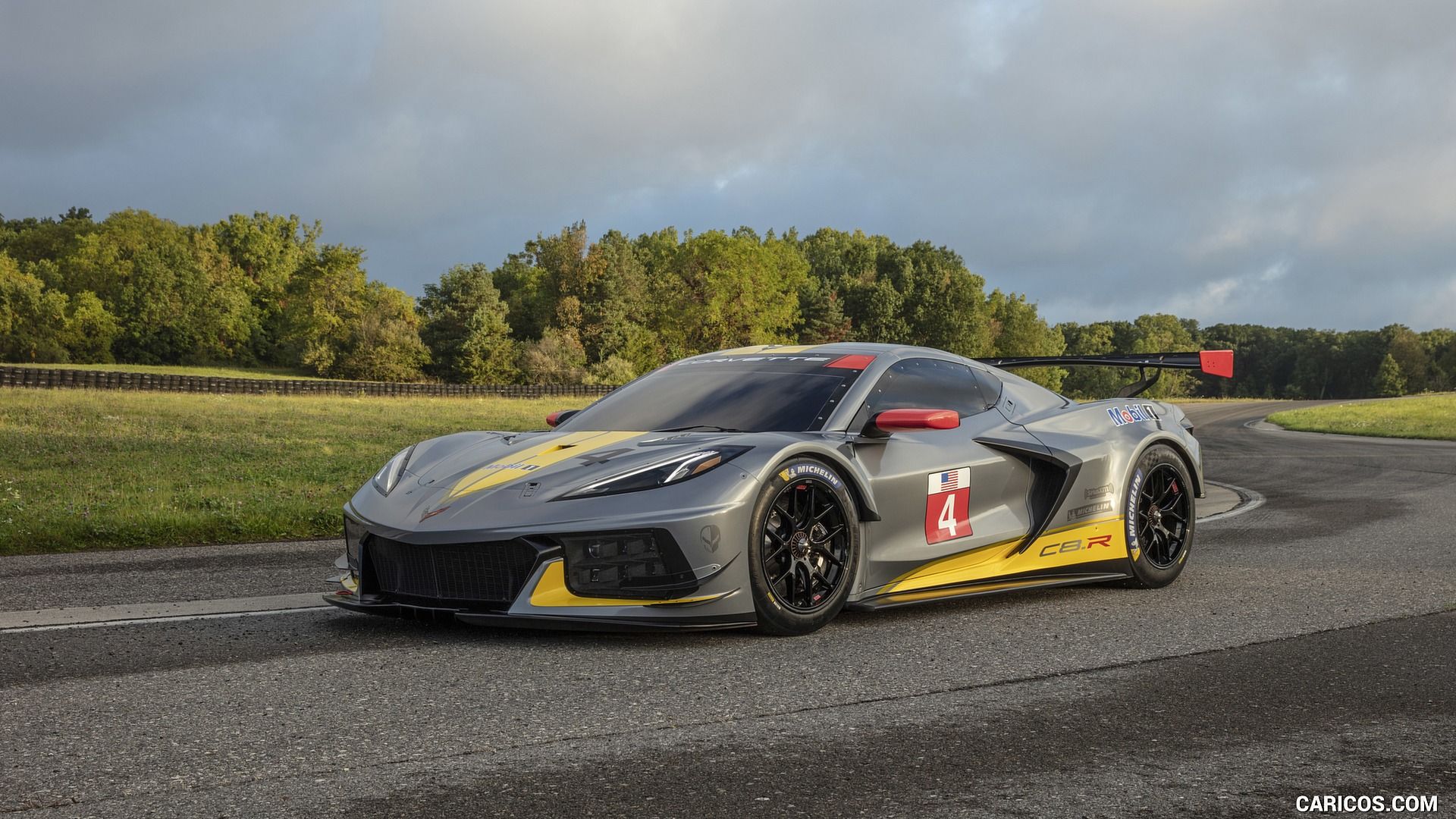 Chevrolet Corvette C8.R Three Quarter. HD Wallpaper