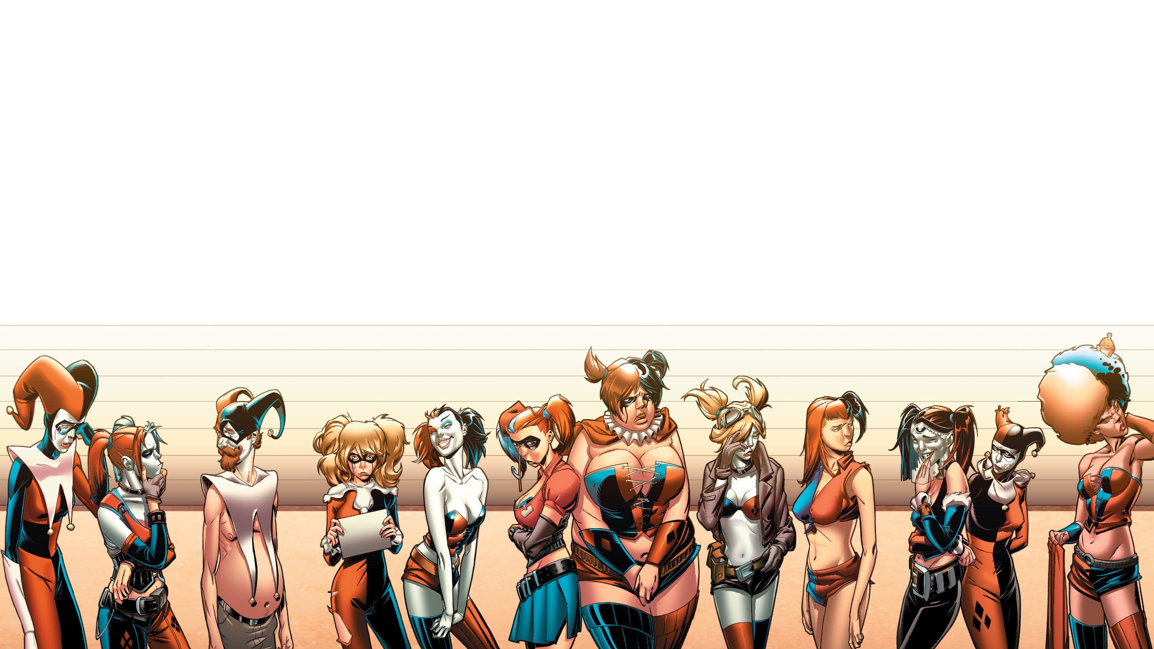 Harley Quinn Dual Monitor Wallpaper