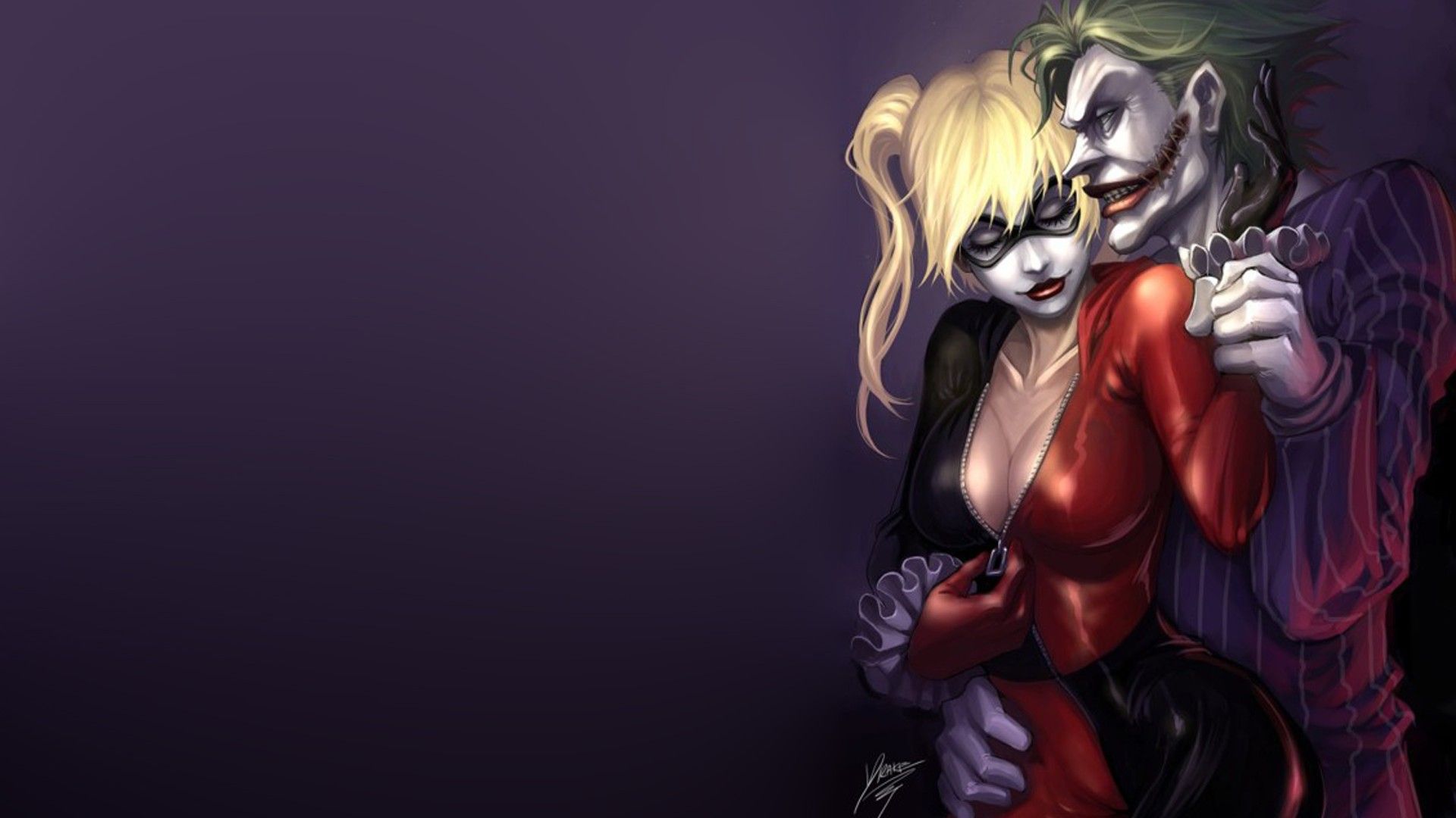Harley Quinn Feat The Joker Dekspot Wallpaper HD, Wallpaper13.com