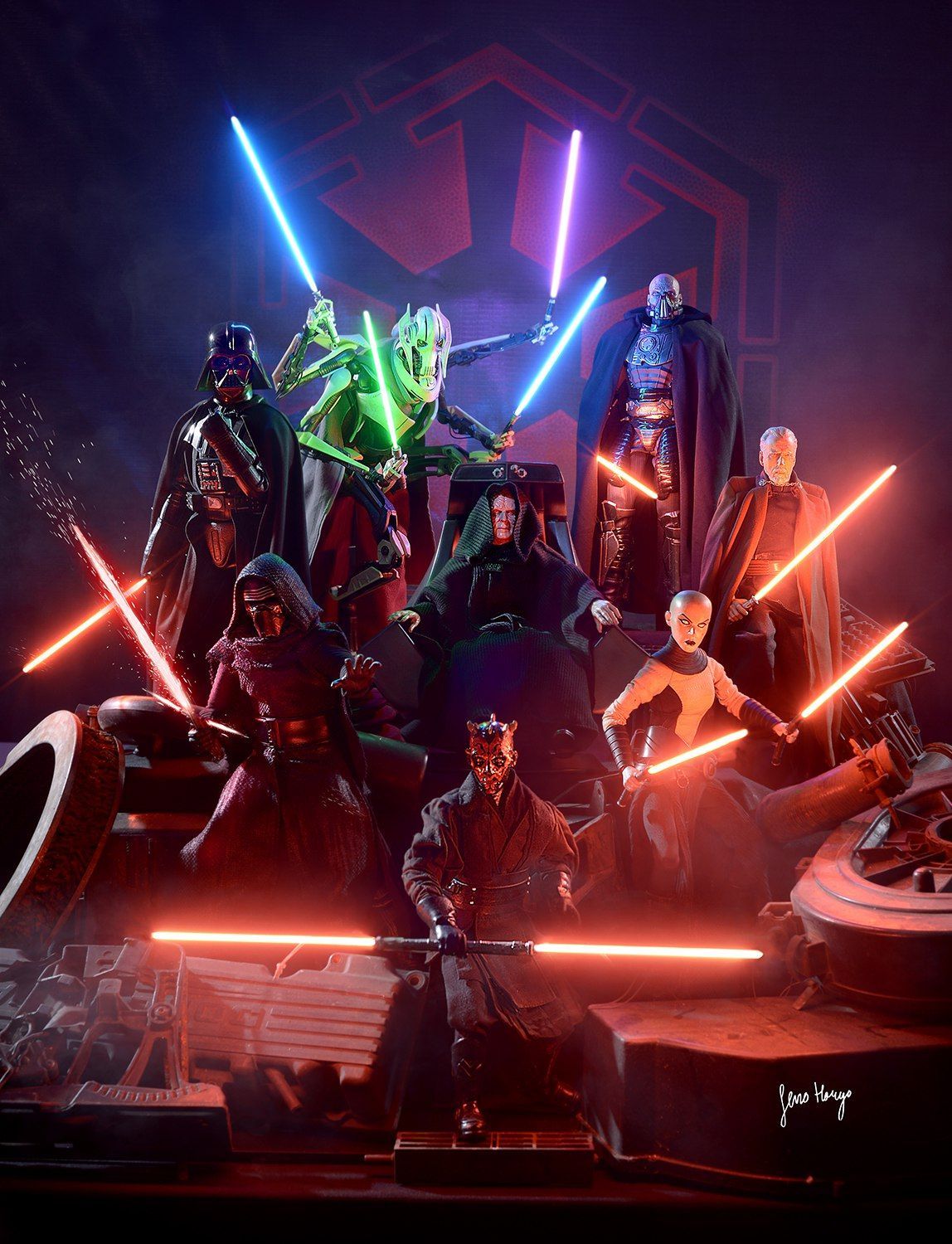 Cannon Dark side users and sith. Star wars picture, Star wars