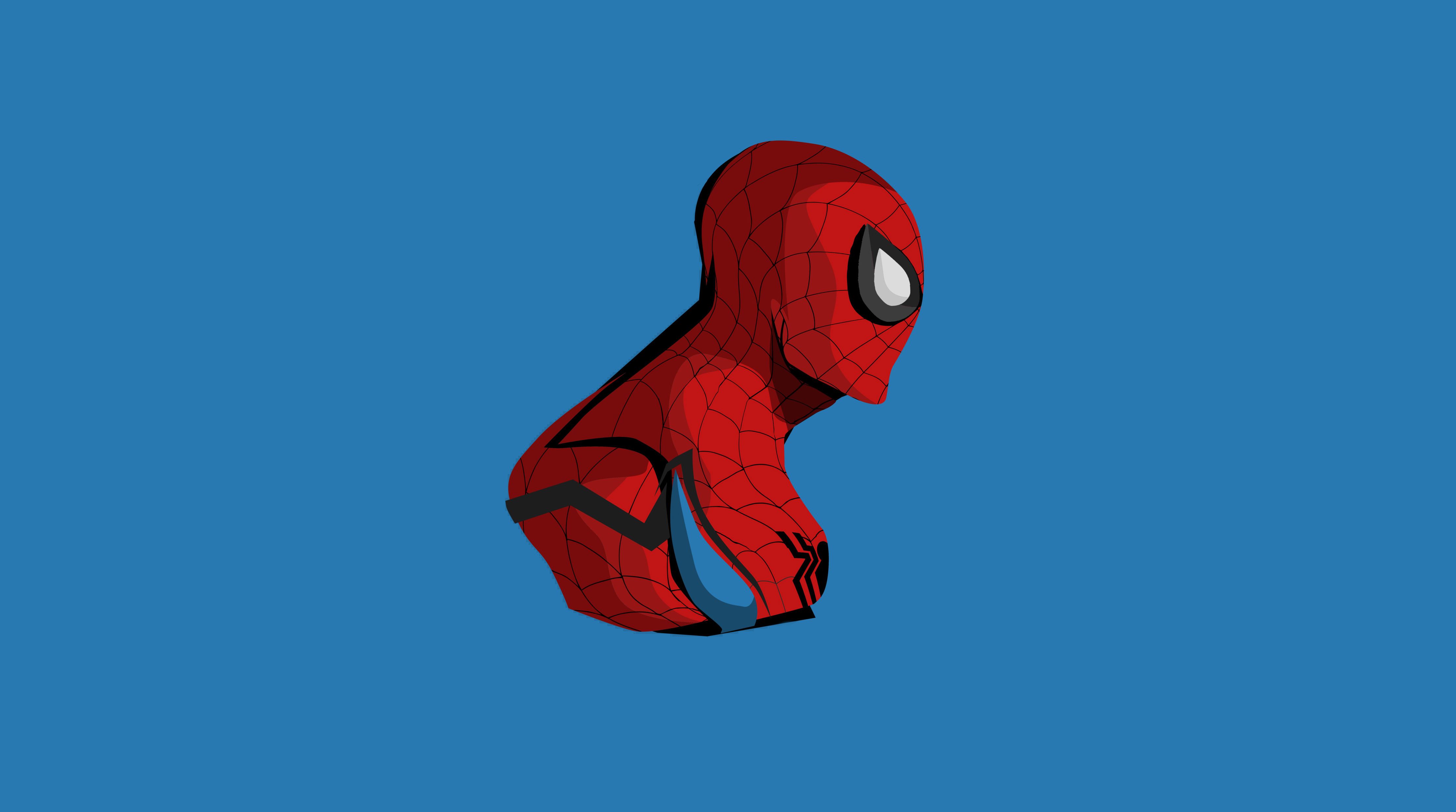 Spiderman 4k Minimalism, HD Superheroes, 4k Wallpaper, Image