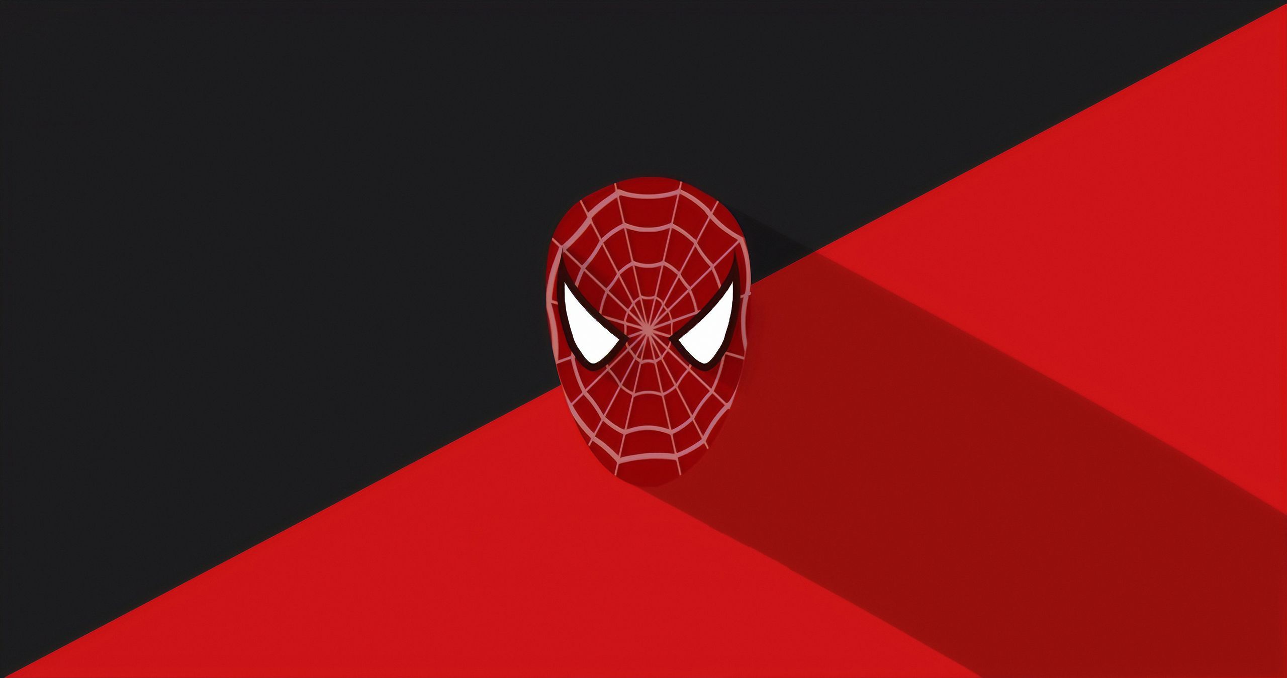 Minimal Spiderman Mask 1680x1050 Resolution Wallpaper