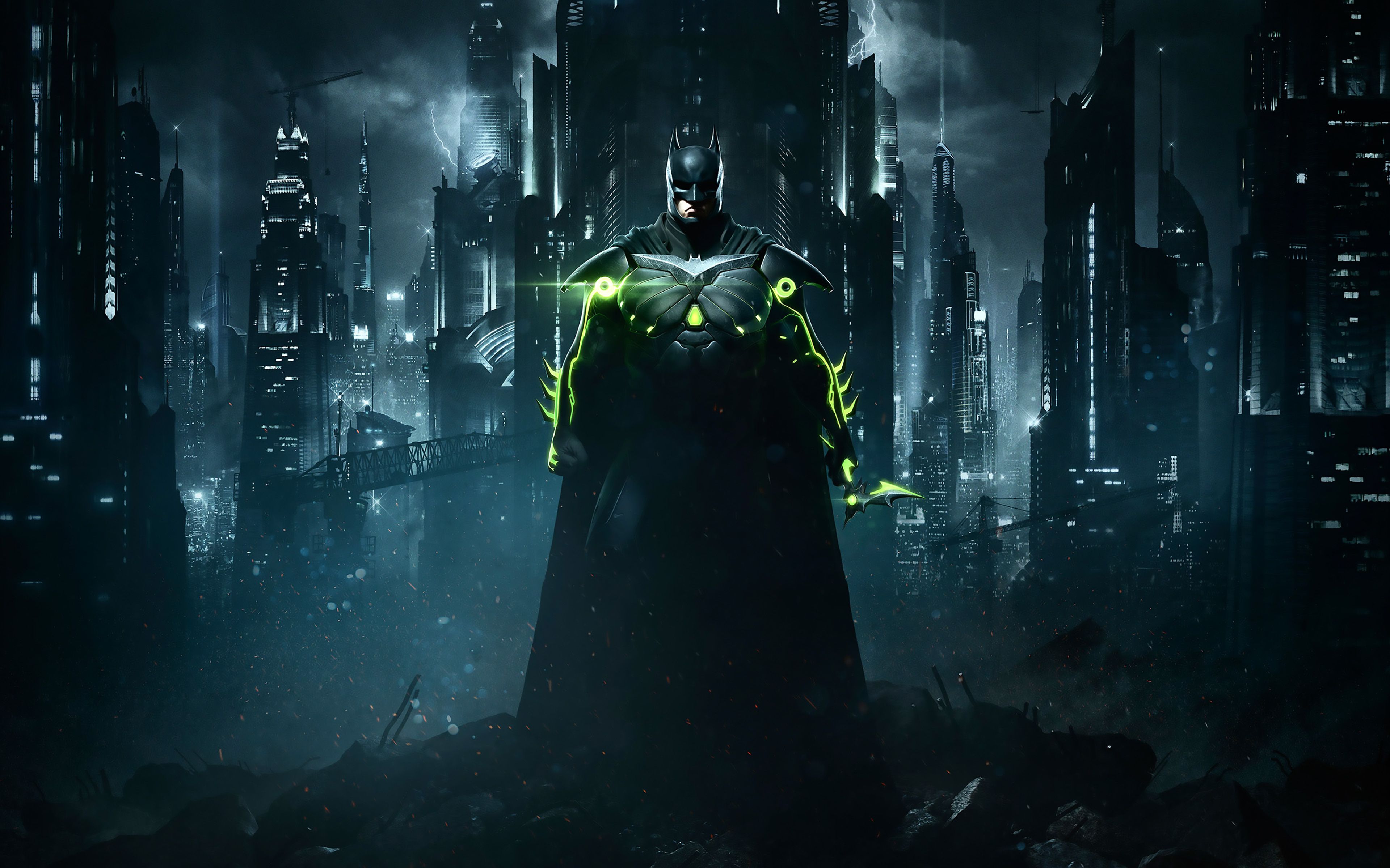 Injustice 2 Batman HD 4K Wallpaper. HD Wallpaper, HD
