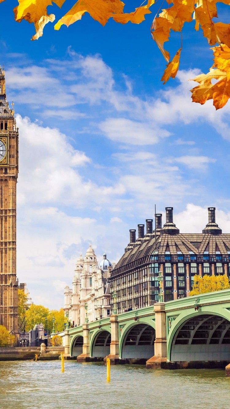 Download 750x1334 England, Big Ben, London, Bridge, Autumn, Palace Of Westminster Wallpaper for iPhone iPhone 6