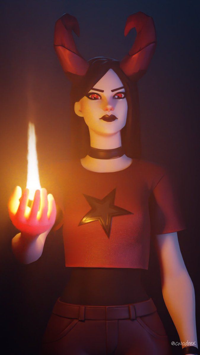 cWodrex with the devil. #fortnite #FortniteArt #Fortnitemares #blender #blenderart #haze #fortnitehaze #FortniteBattleRoyale #Epicgames #Halloween