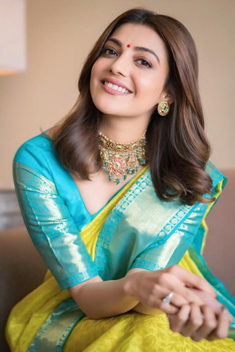 Actress Kajal Agarwal saree Photo