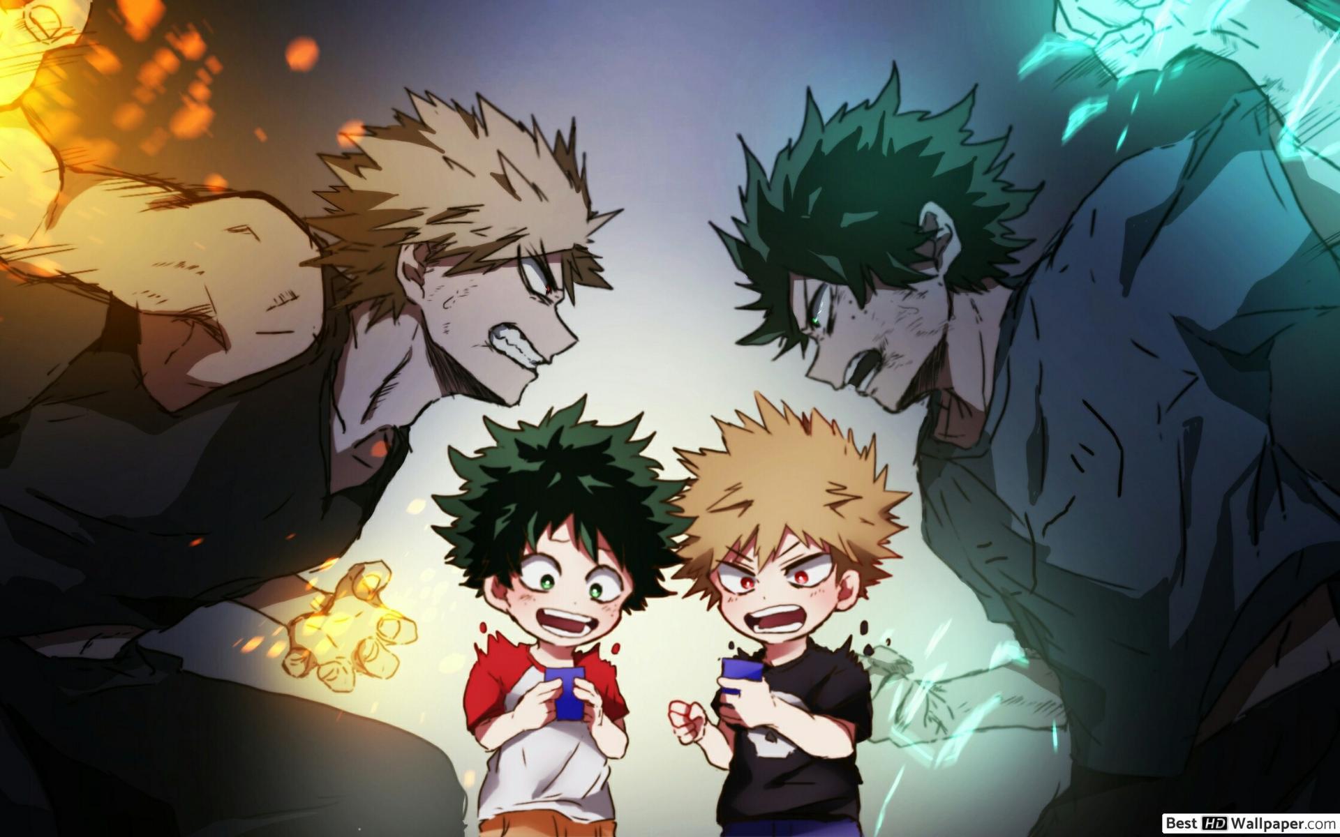 Deku vs Bakugo Wallpaper
